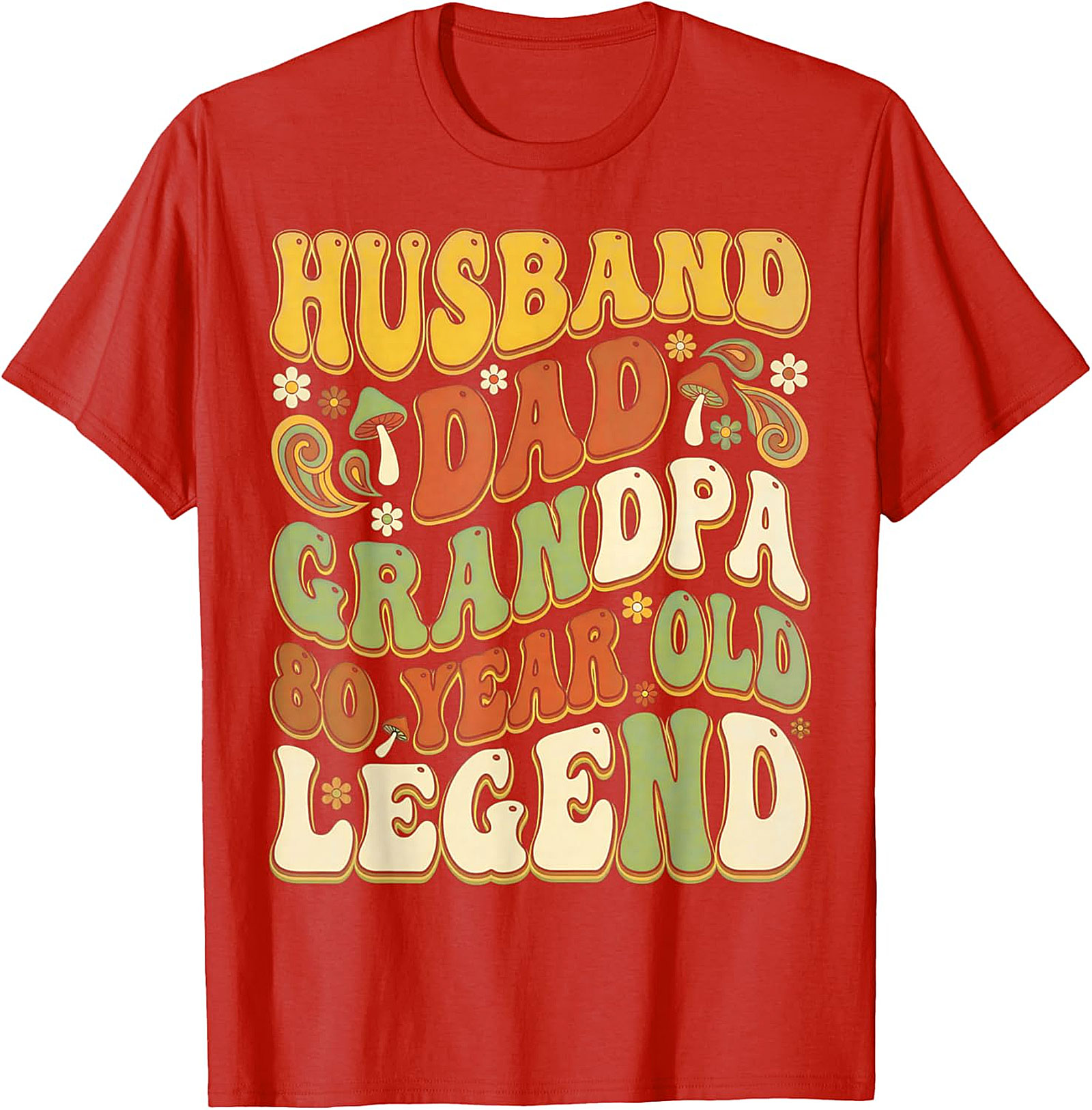 80 Year Old Legend Retro T-Shirt | 80th Birthday Gift for Him