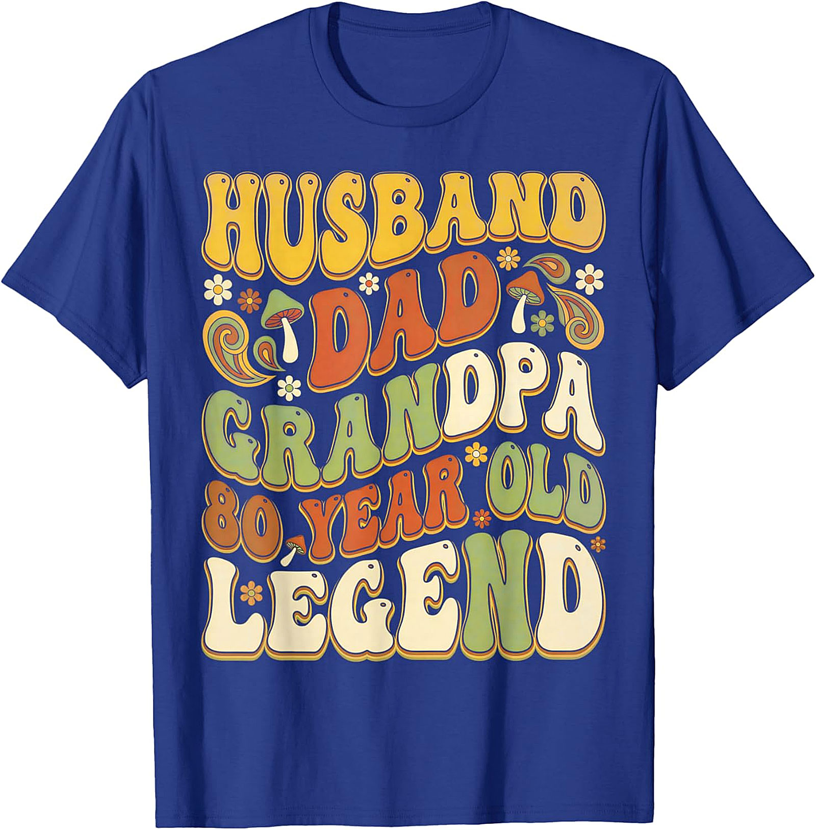 80 Year Old Legend Retro T-Shirt | 80th Birthday Gift for Him
