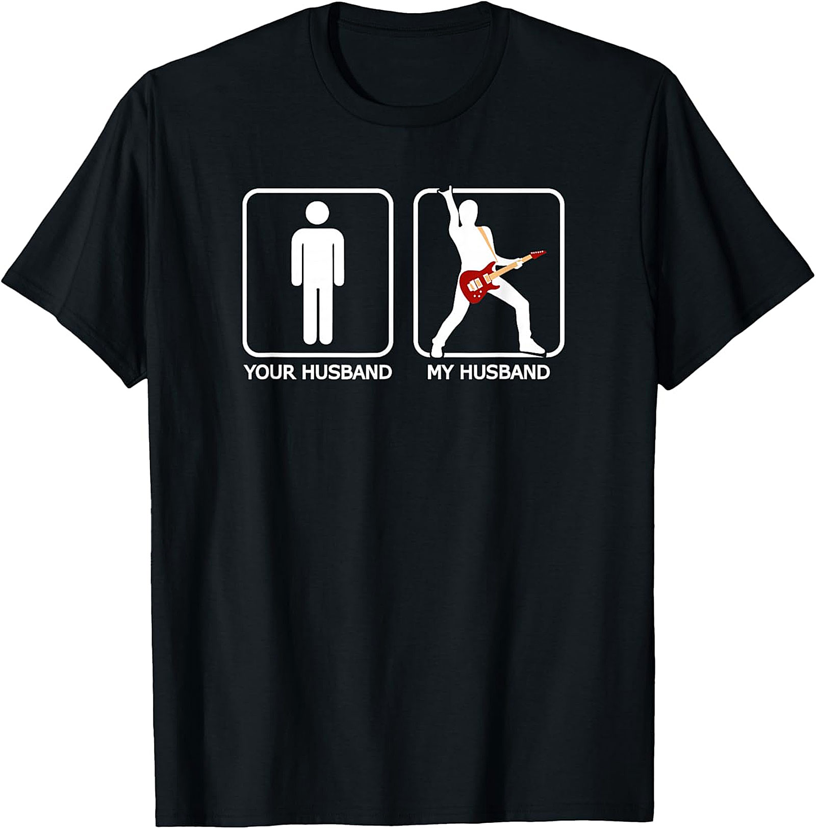 Guitar Husband T-Shirt - Funny Rockstar Husband Tee