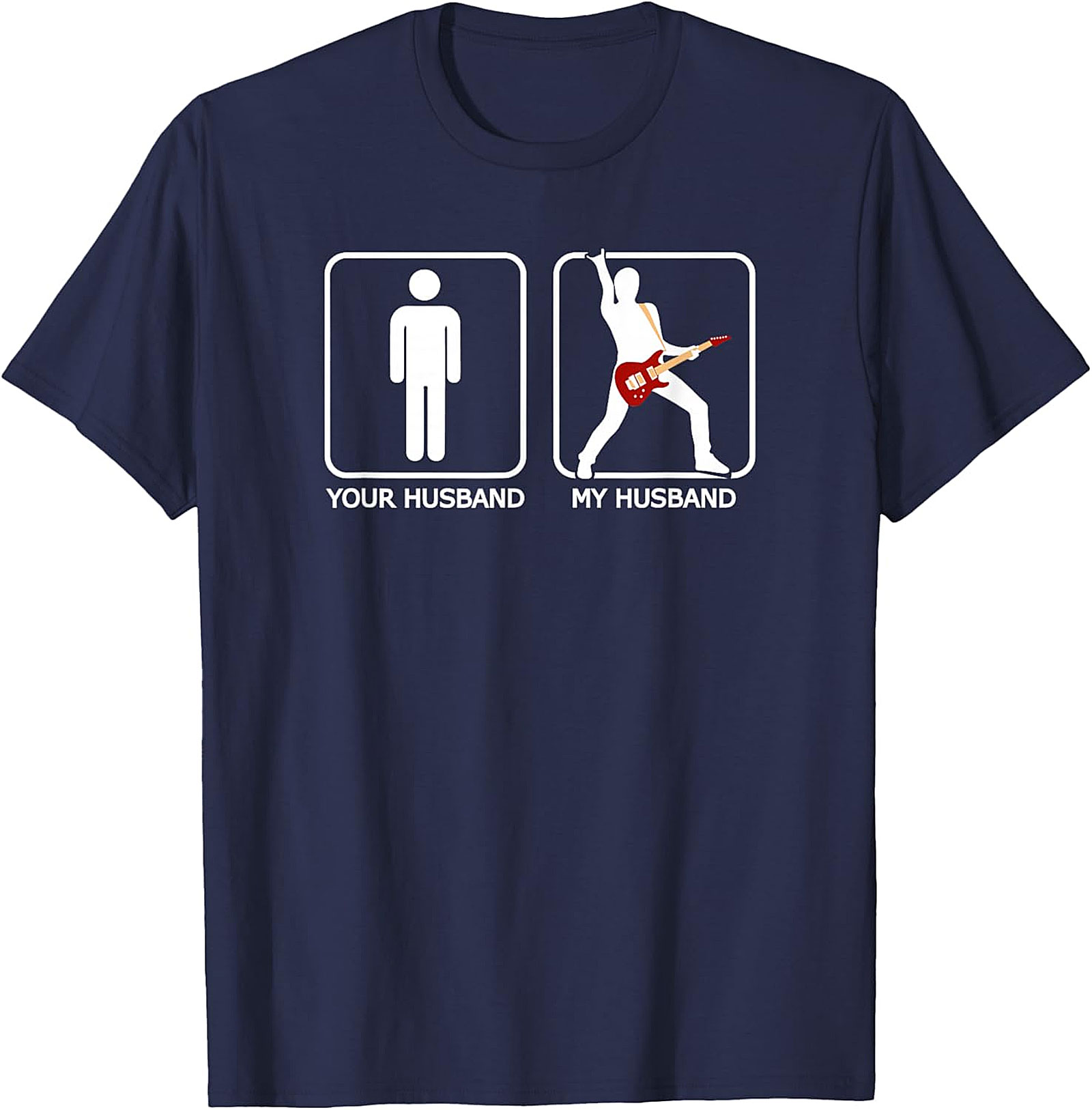 Guitar Husband T-Shirt - Funny Rockstar Husband Tee