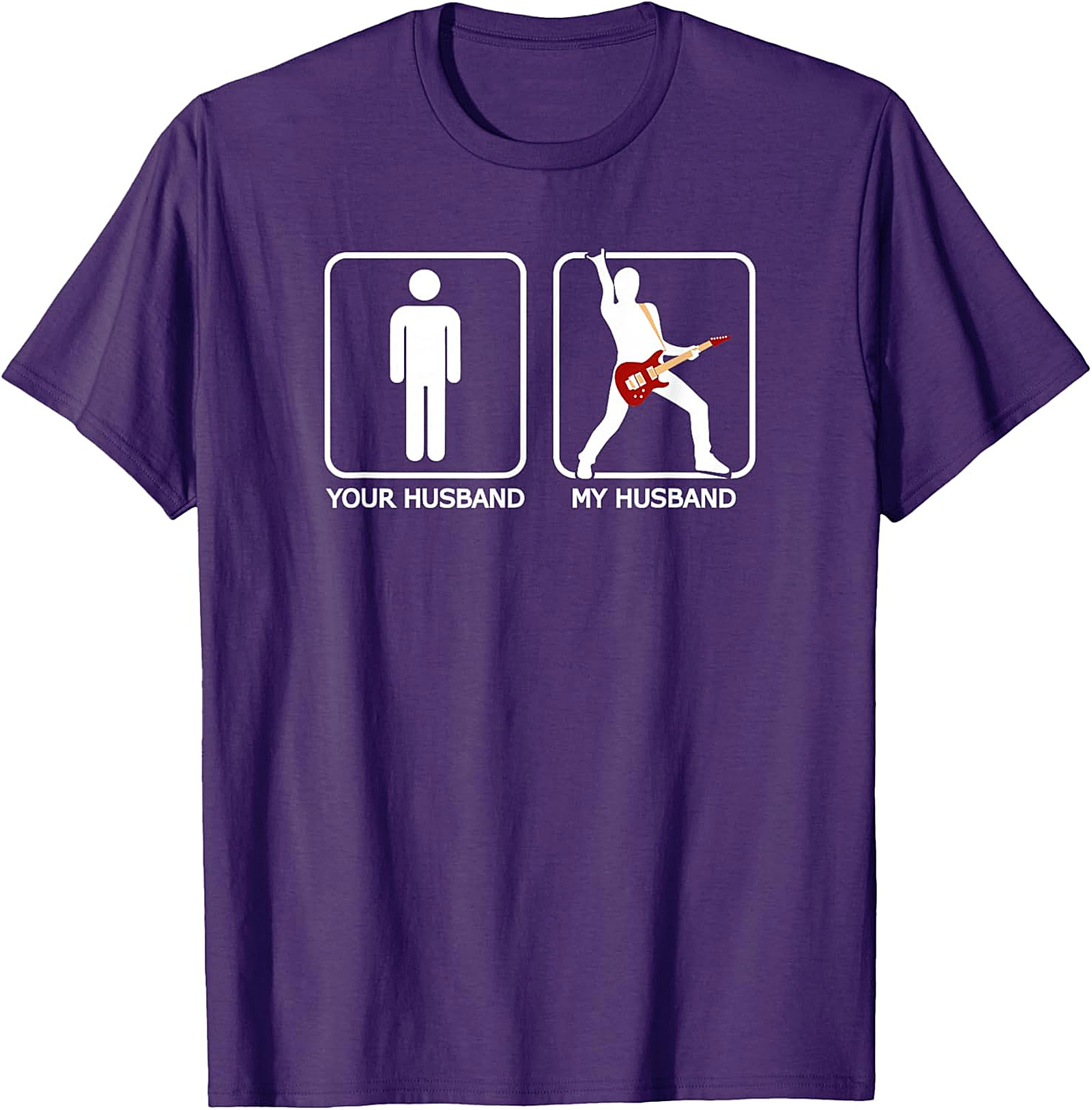 Guitar Husband T-Shirt - Funny Rockstar Husband Tee