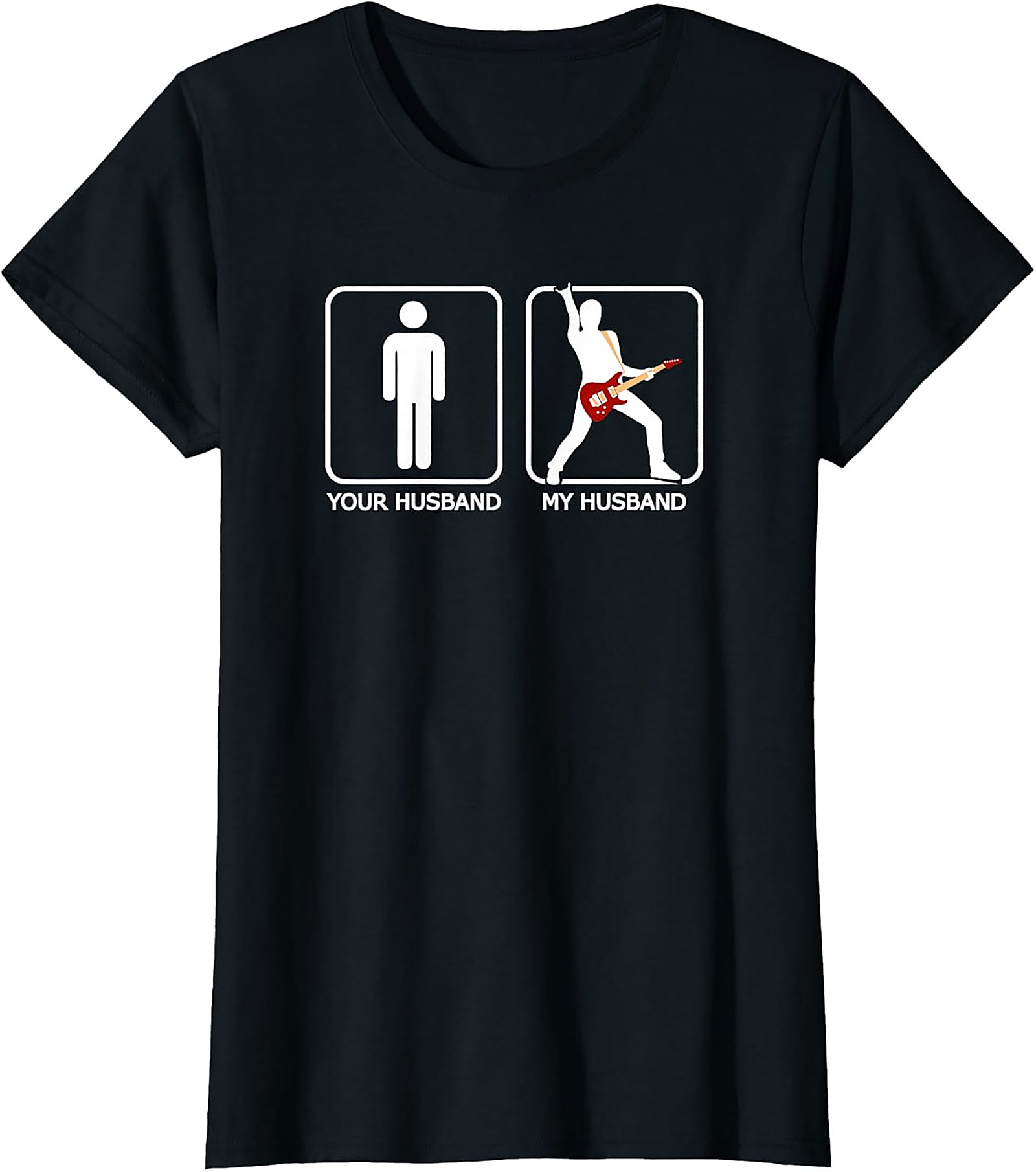 Guitar Husband T-Shirt - Funny Rockstar Husband Tee