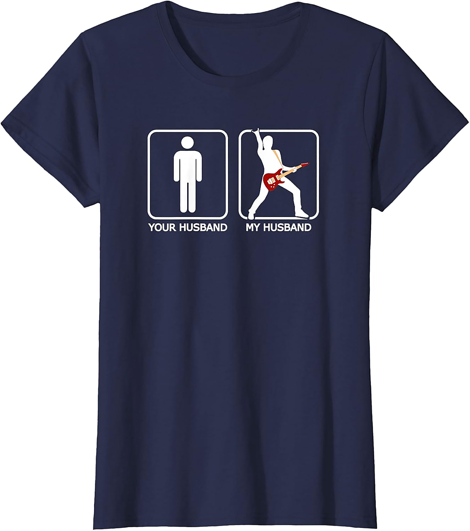 Guitar Husband T-Shirt - Funny Rockstar Husband Tee