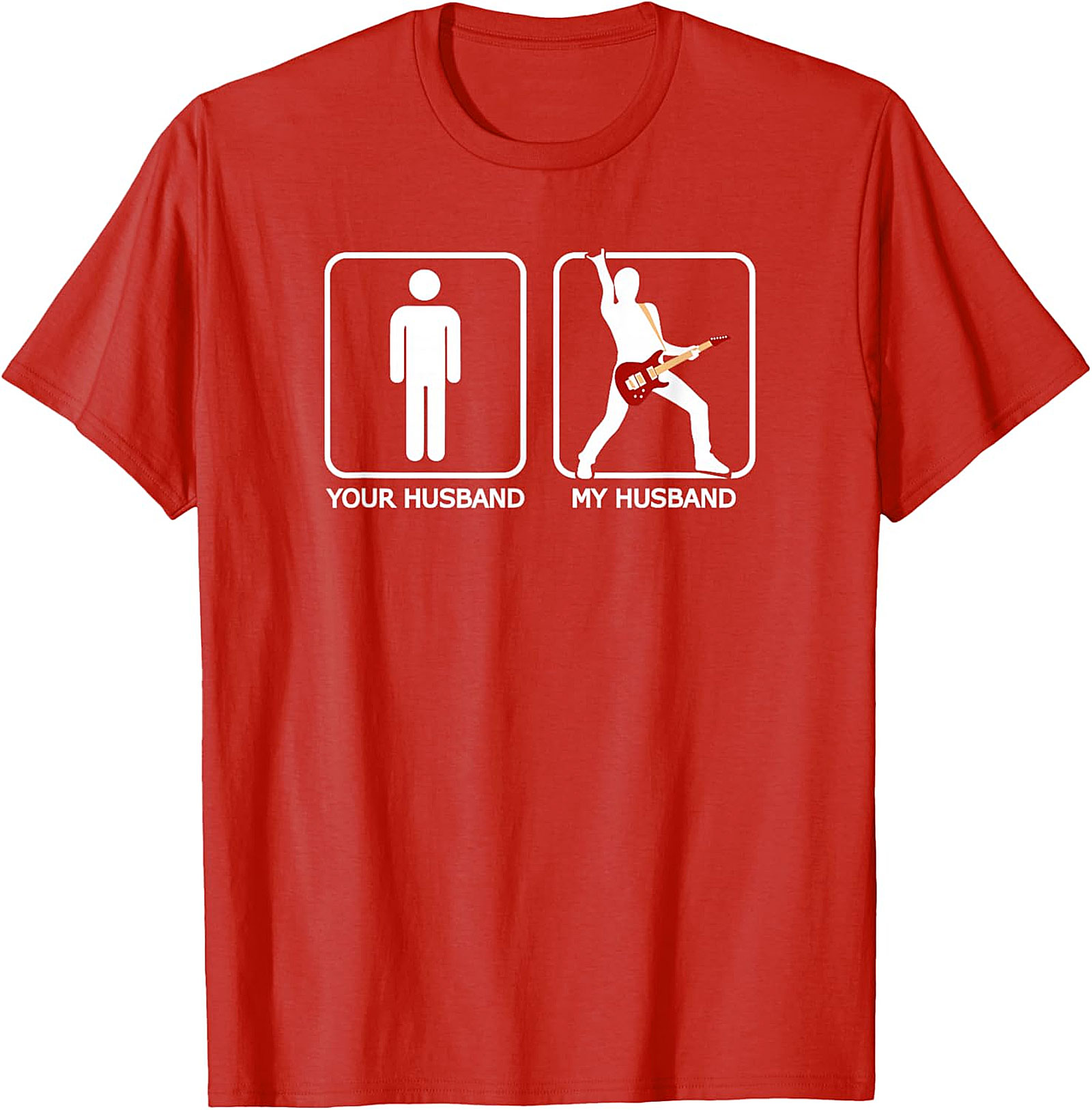 Guitar Husband T-Shirt - Funny Rockstar Husband Tee