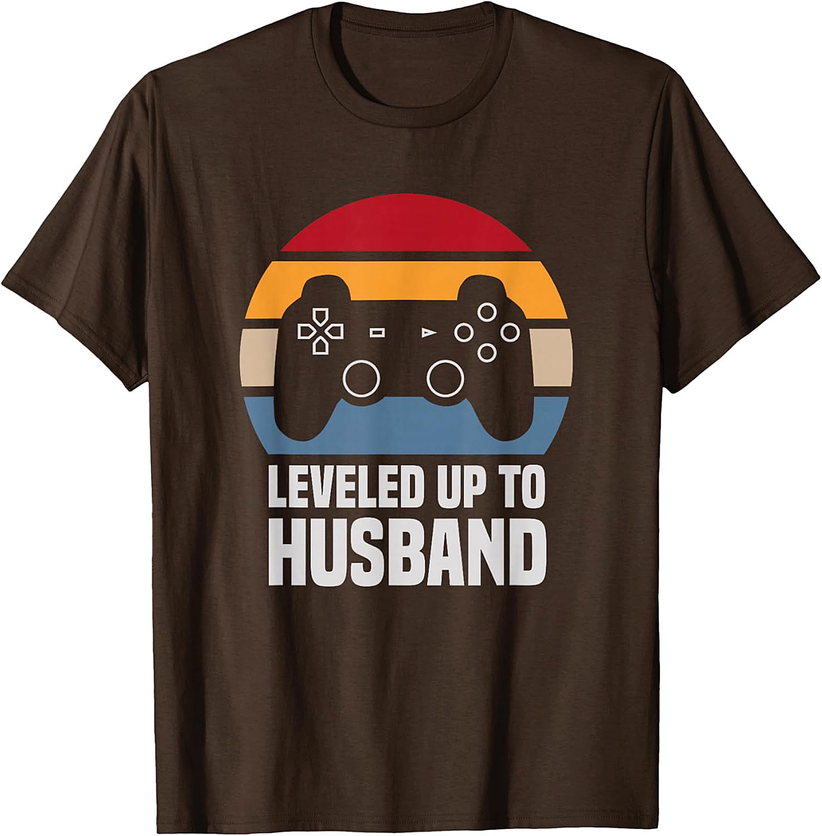 Leveled Up To Husband T-Shirt | Funny Gamer Husband Tee