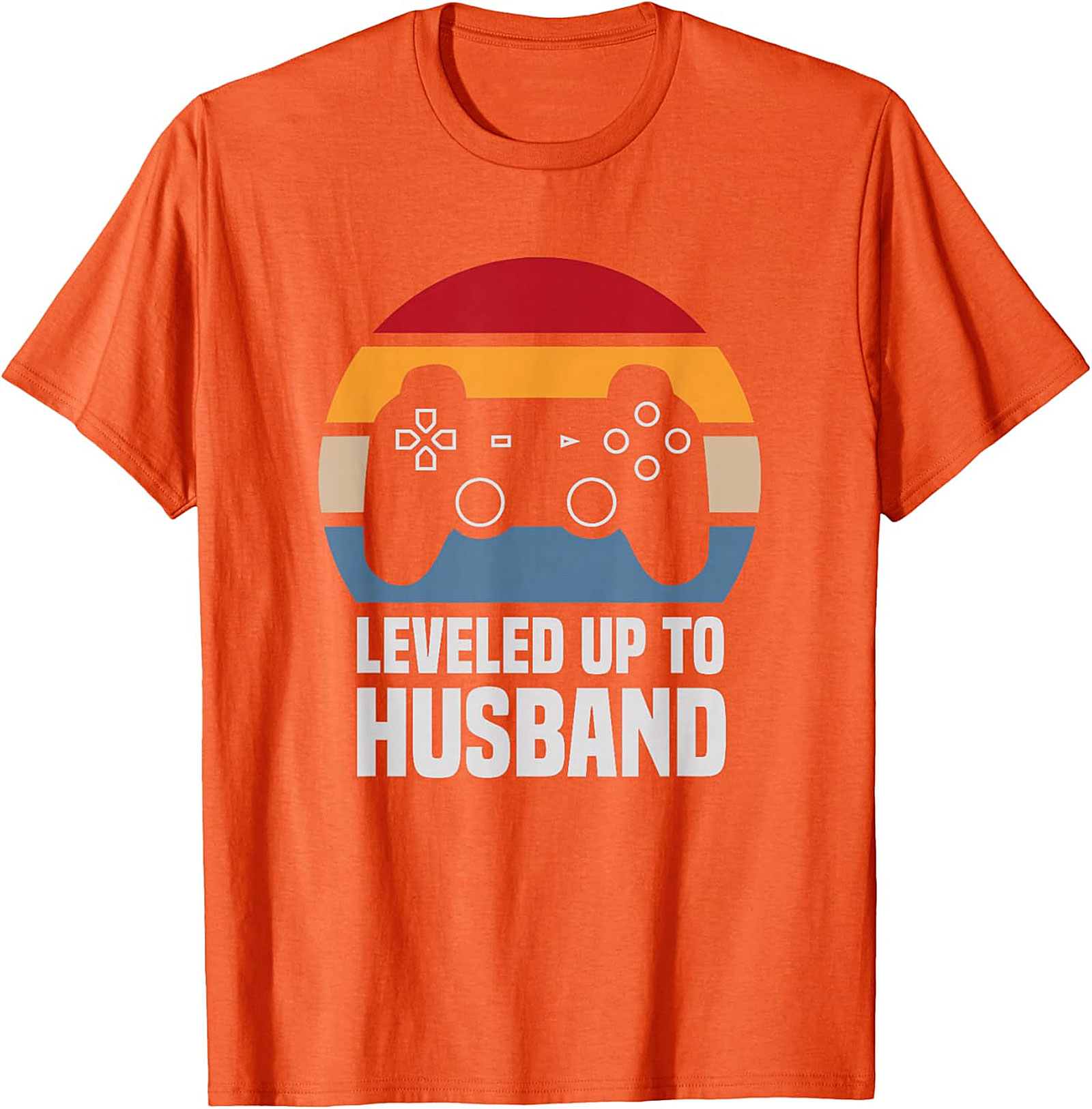 Leveled Up To Husband T-Shirt | Funny Gamer Husband Tee