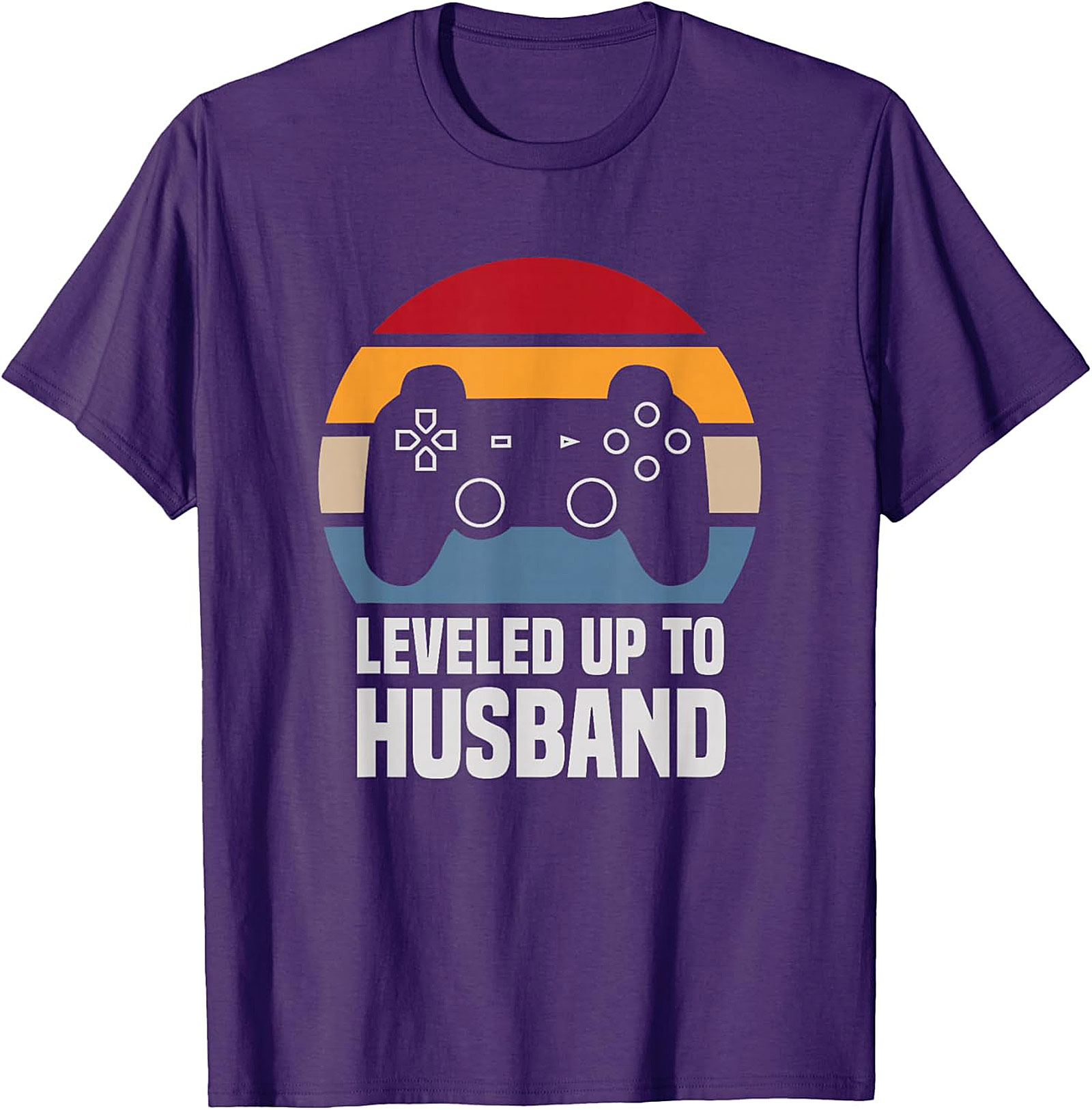 Leveled Up To Husband T-Shirt | Funny Gamer Husband Tee