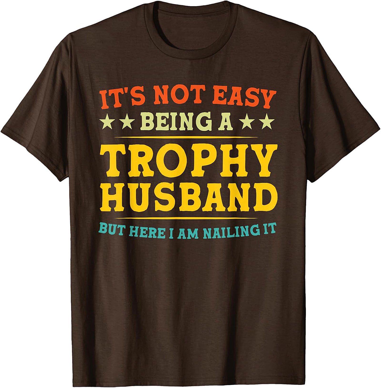 Trophy Husband T-shirt - Funny Graphic Tee for Men