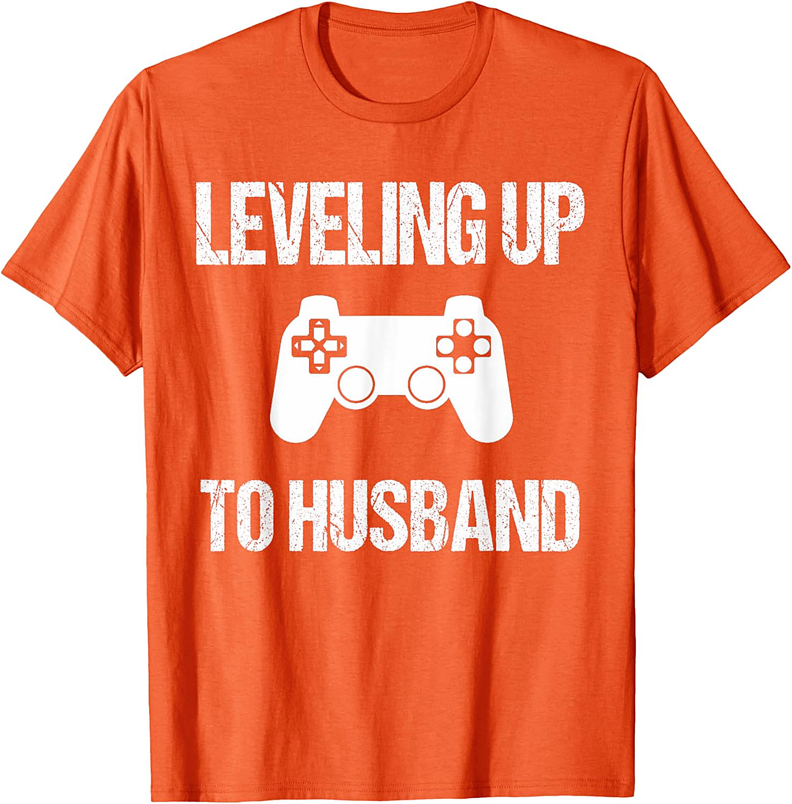 Leveling Up To Husband T-Shirt | Gamer Groom Gift Tee