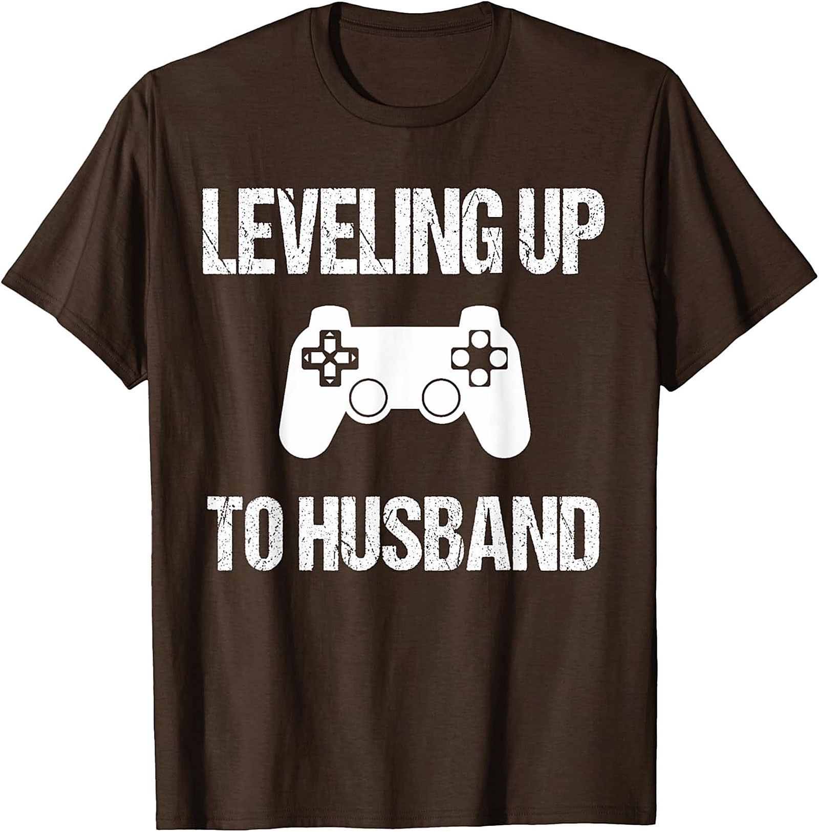 Leveling Up To Husband T-Shirt | Gamer Groom Gift Tee