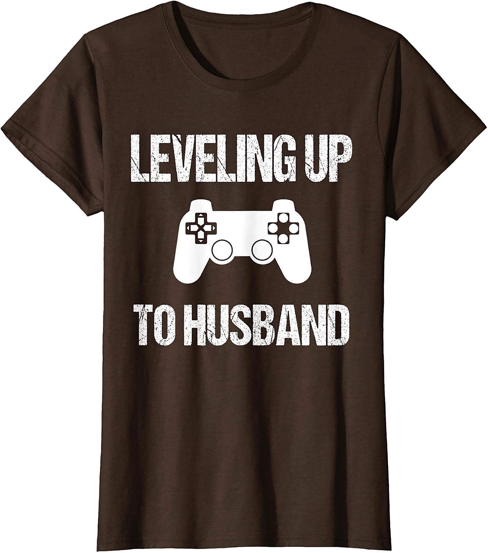 Leveling Up To Husband T-Shirt | Gamer Groom Gift Tee