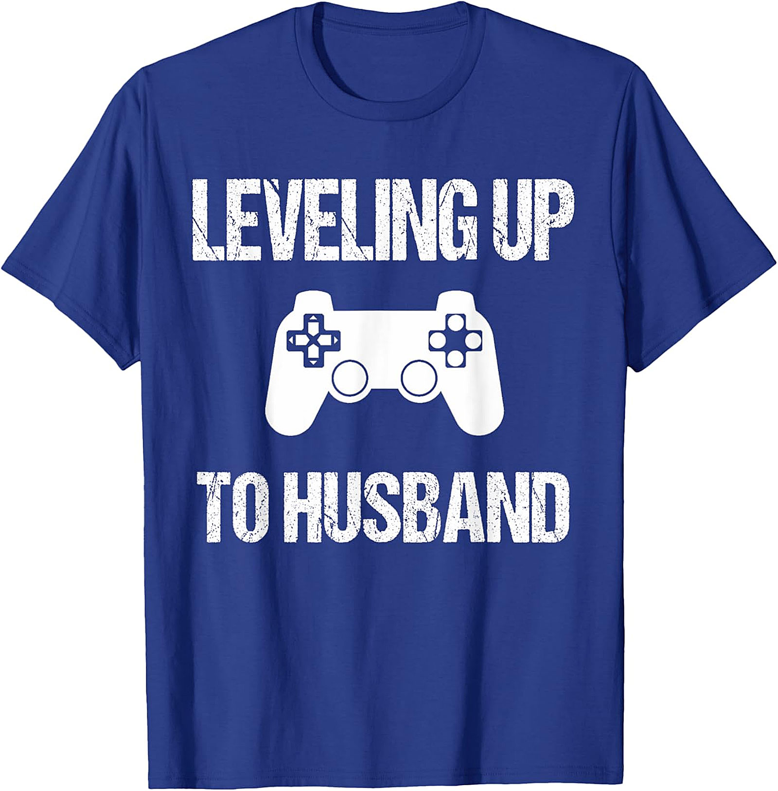 Leveling Up To Husband T-Shirt | Gamer Groom Gift Tee