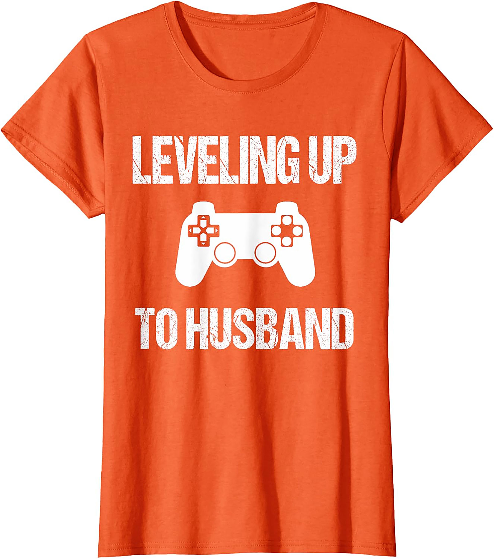 Leveling Up To Husband T-Shirt | Gamer Groom Gift Tee