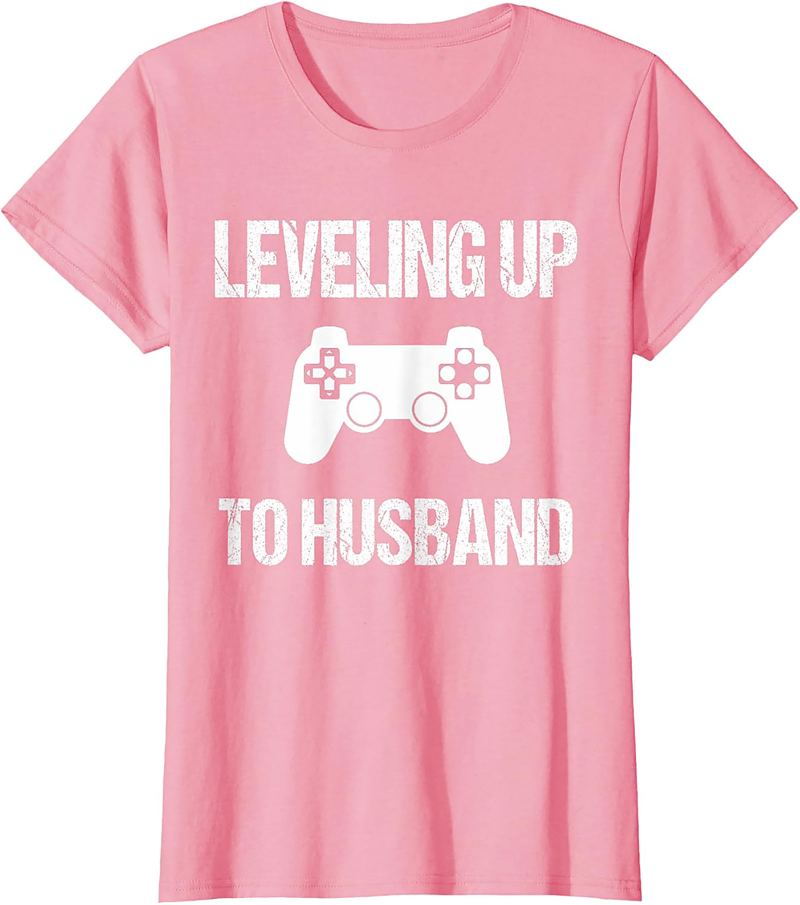 Leveling Up To Husband T-Shirt | Gamer Groom Gift Tee
