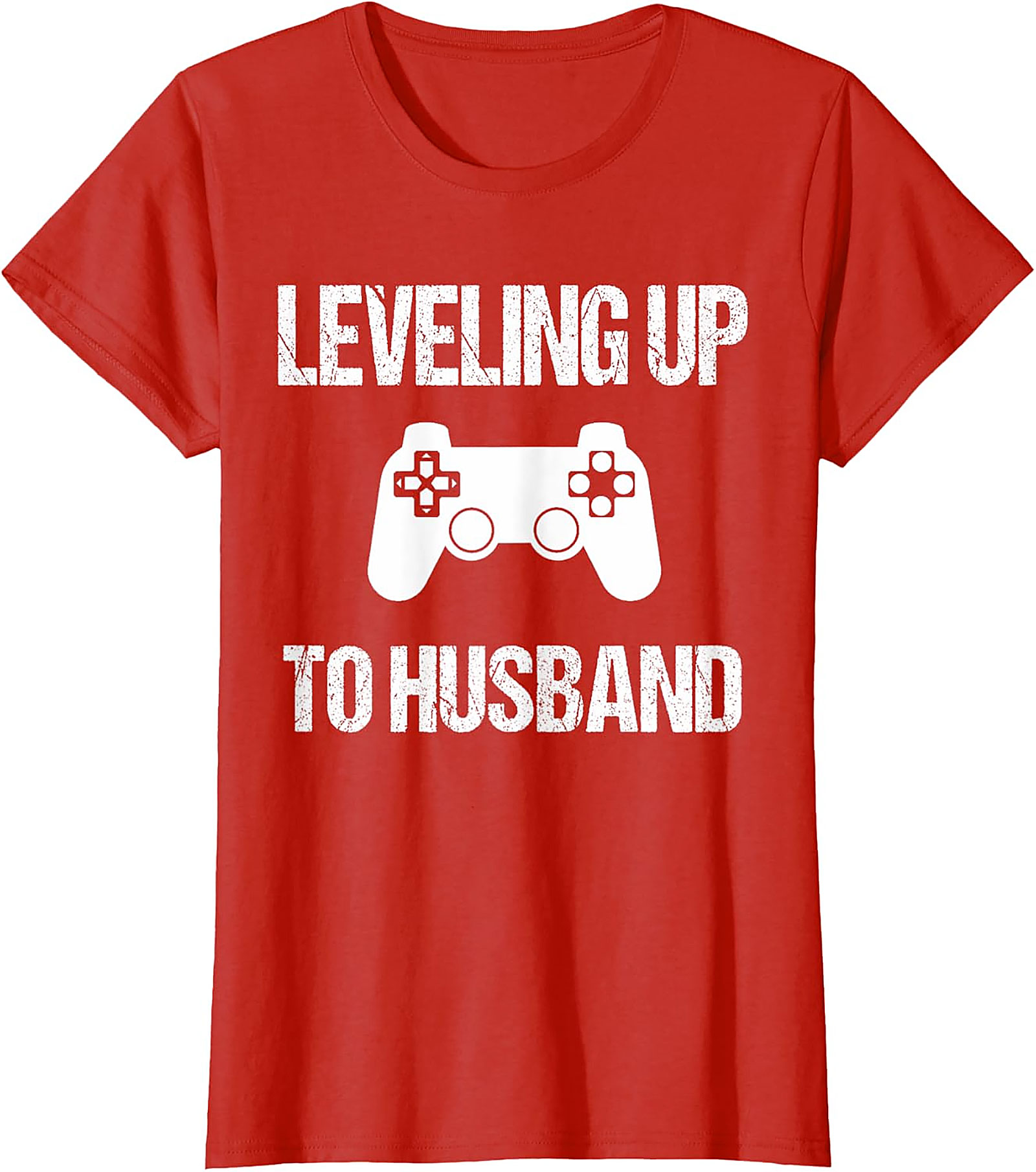 Leveling Up To Husband T-Shirt | Gamer Groom Gift Tee