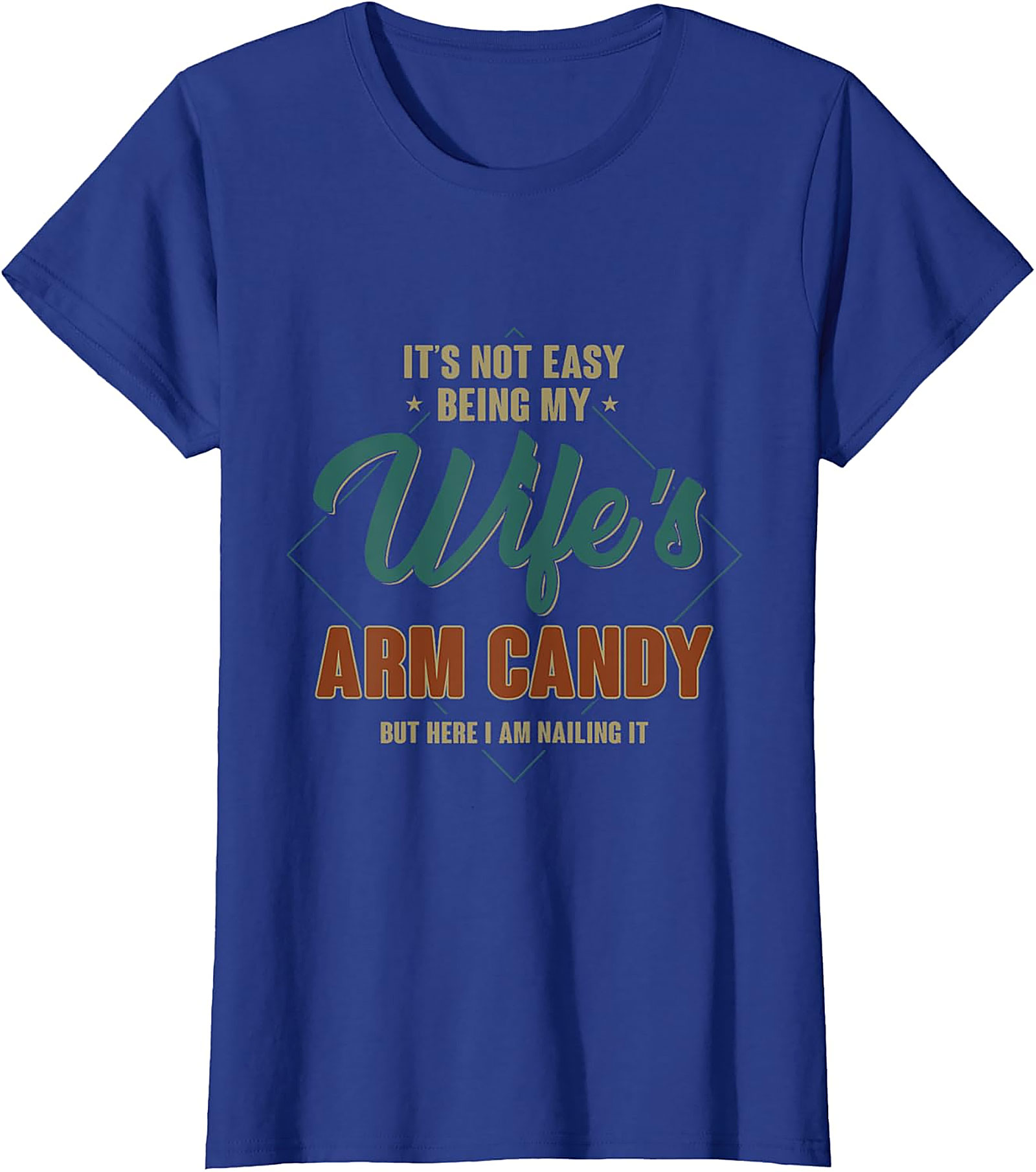 Wife's Arm Candy Funny Husband T-shirt | Retro Graphic Tee