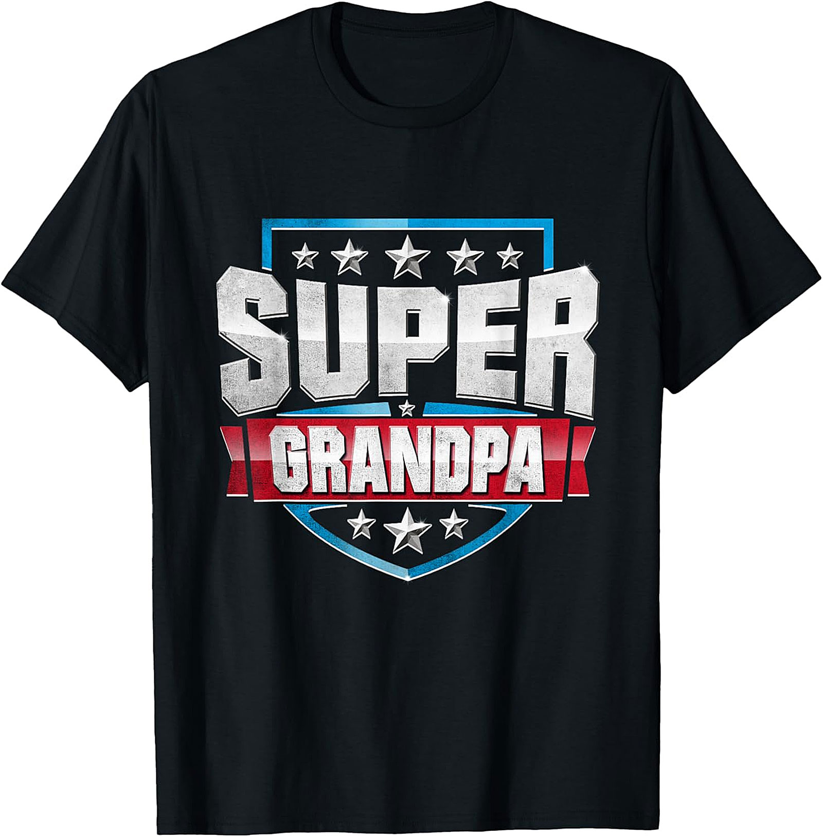 Super Grandpa T-Shirt | Heroic Graphic Tee for Men