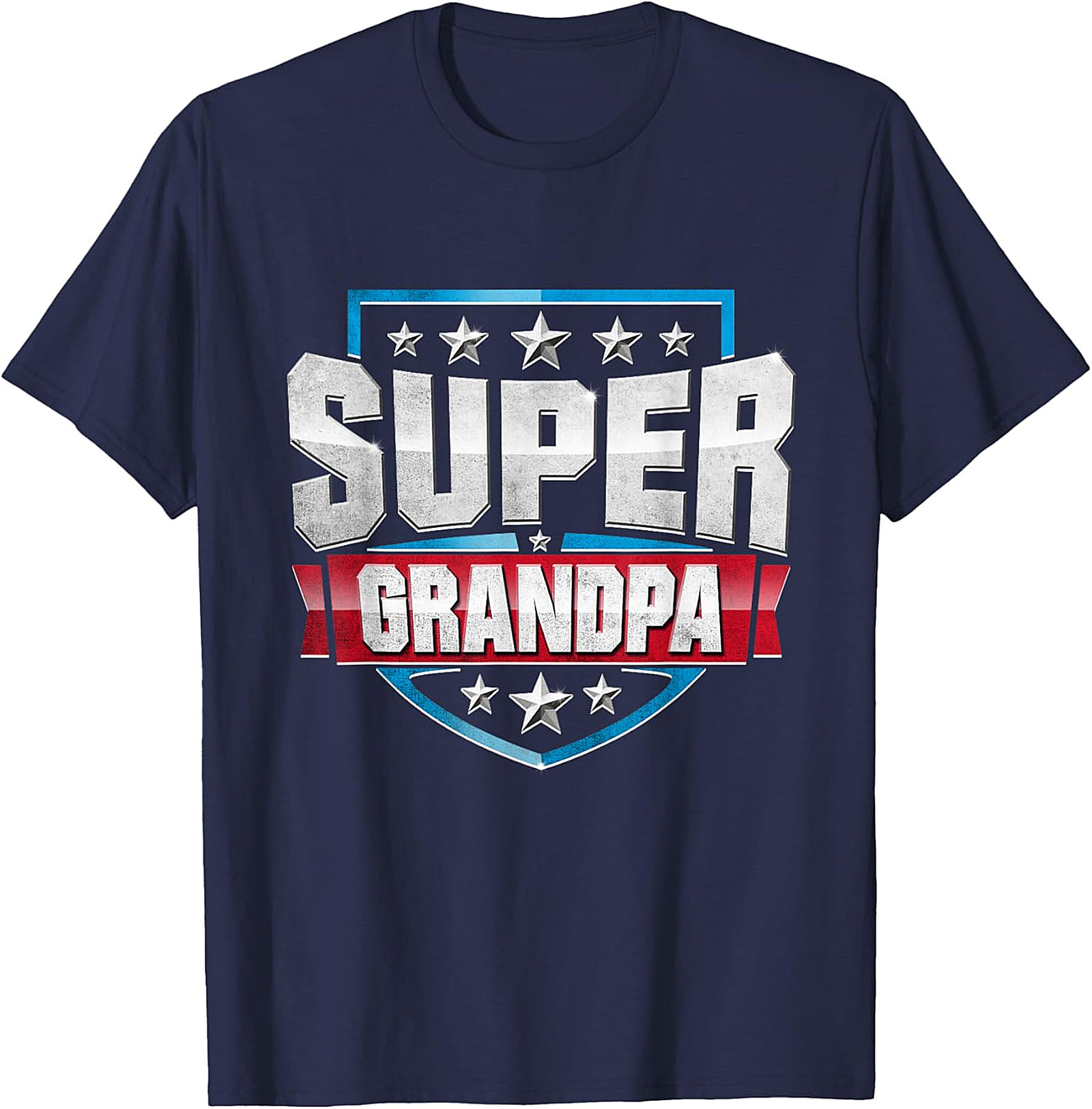 Super Grandpa T-Shirt | Heroic Graphic Tee for Men