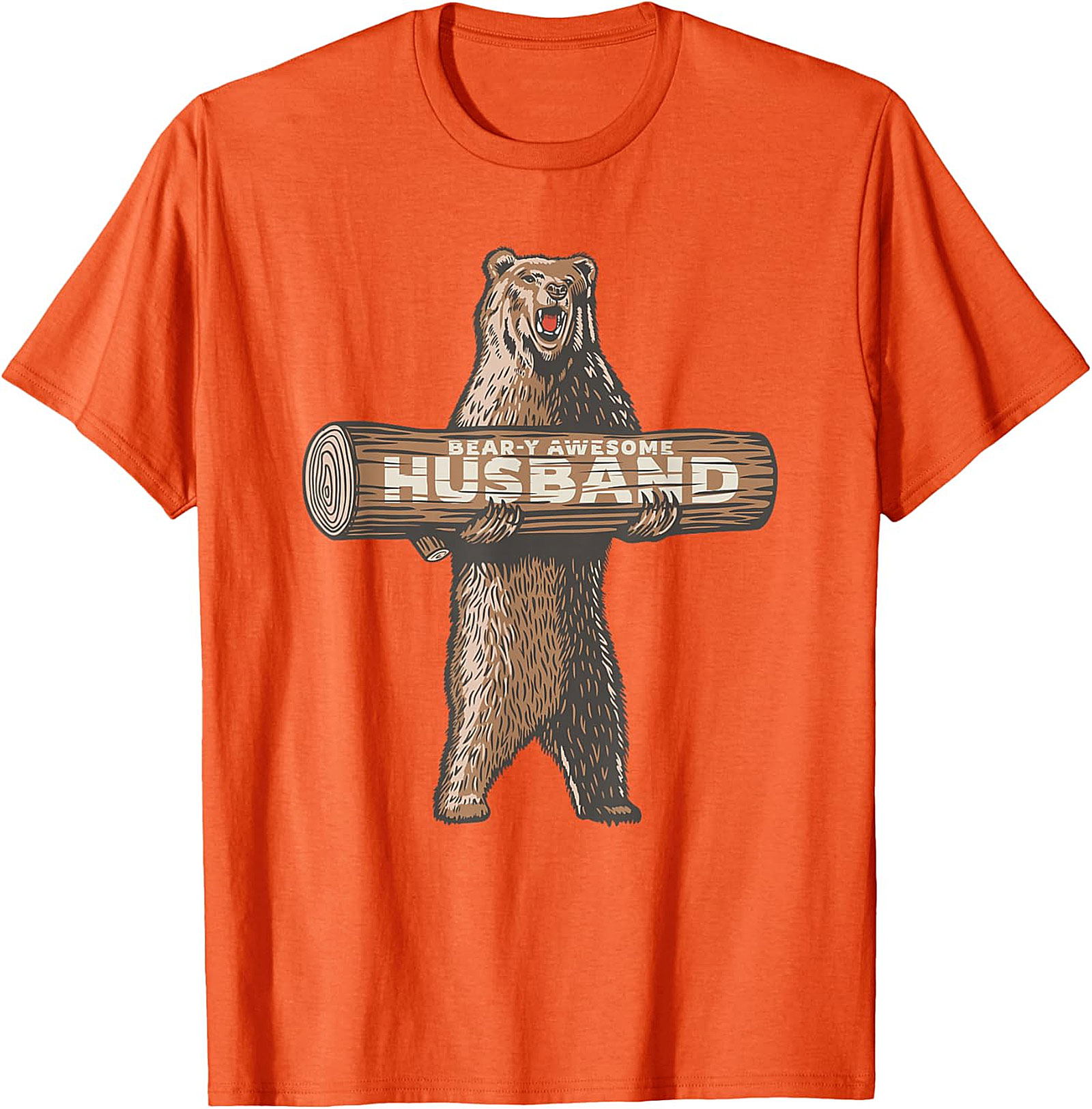 Bear-y Awesome Husband T-shirt | Funny Gift Graphic Tee