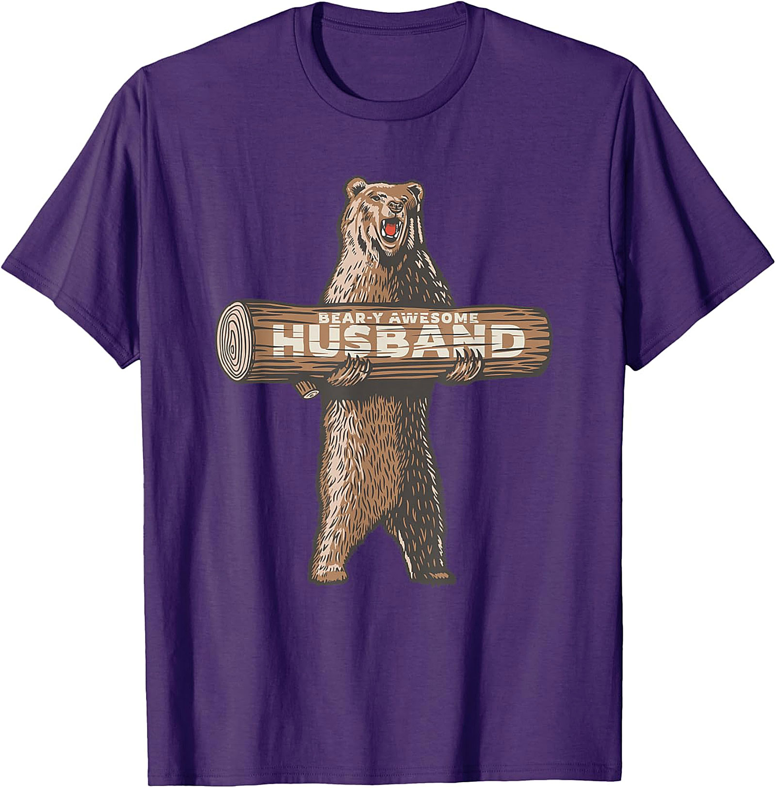 Bear-y Awesome Husband T-shirt | Funny Gift Graphic Tee