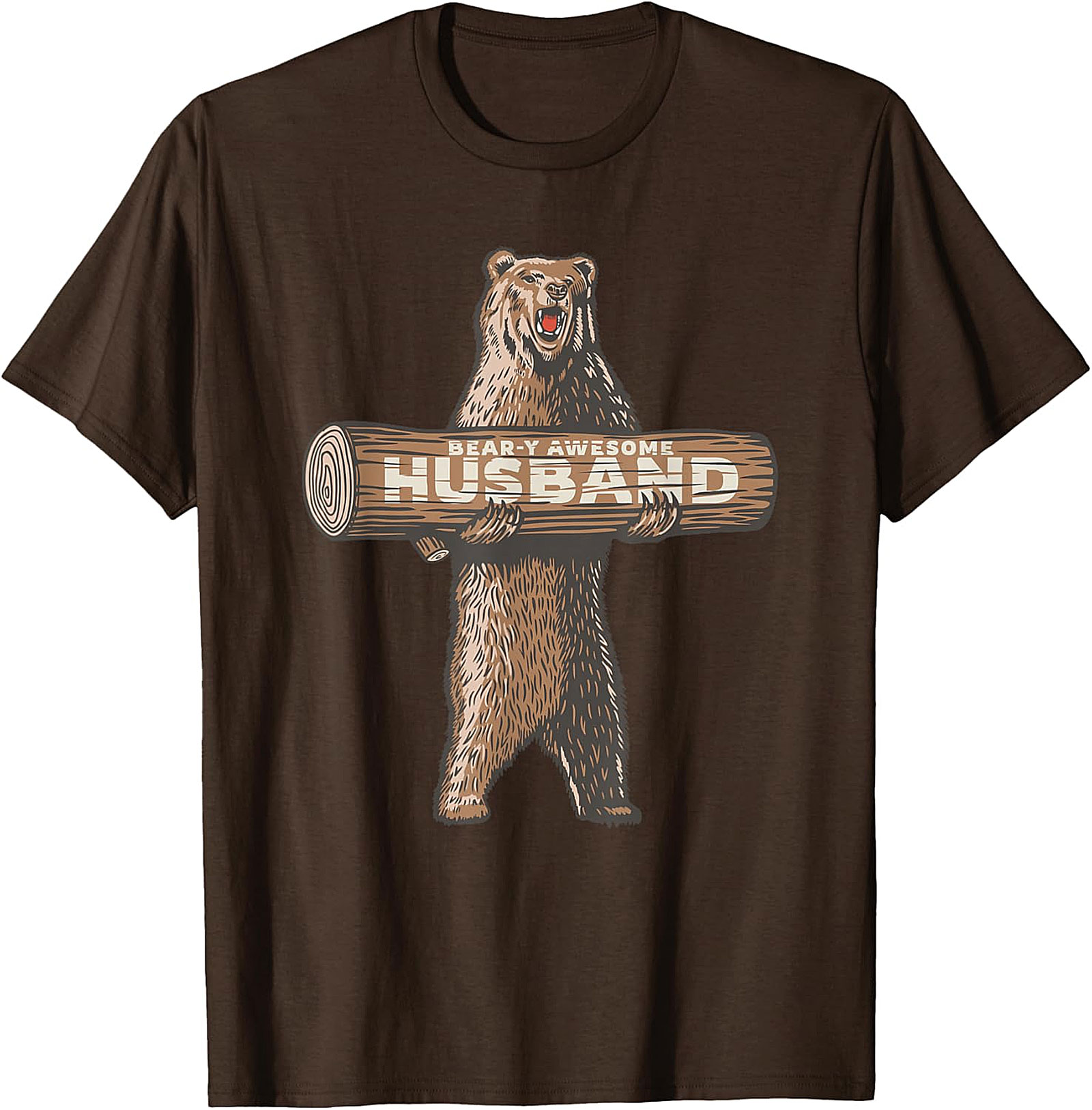 Bear-y Awesome Husband T-shirt | Funny Gift Graphic Tee