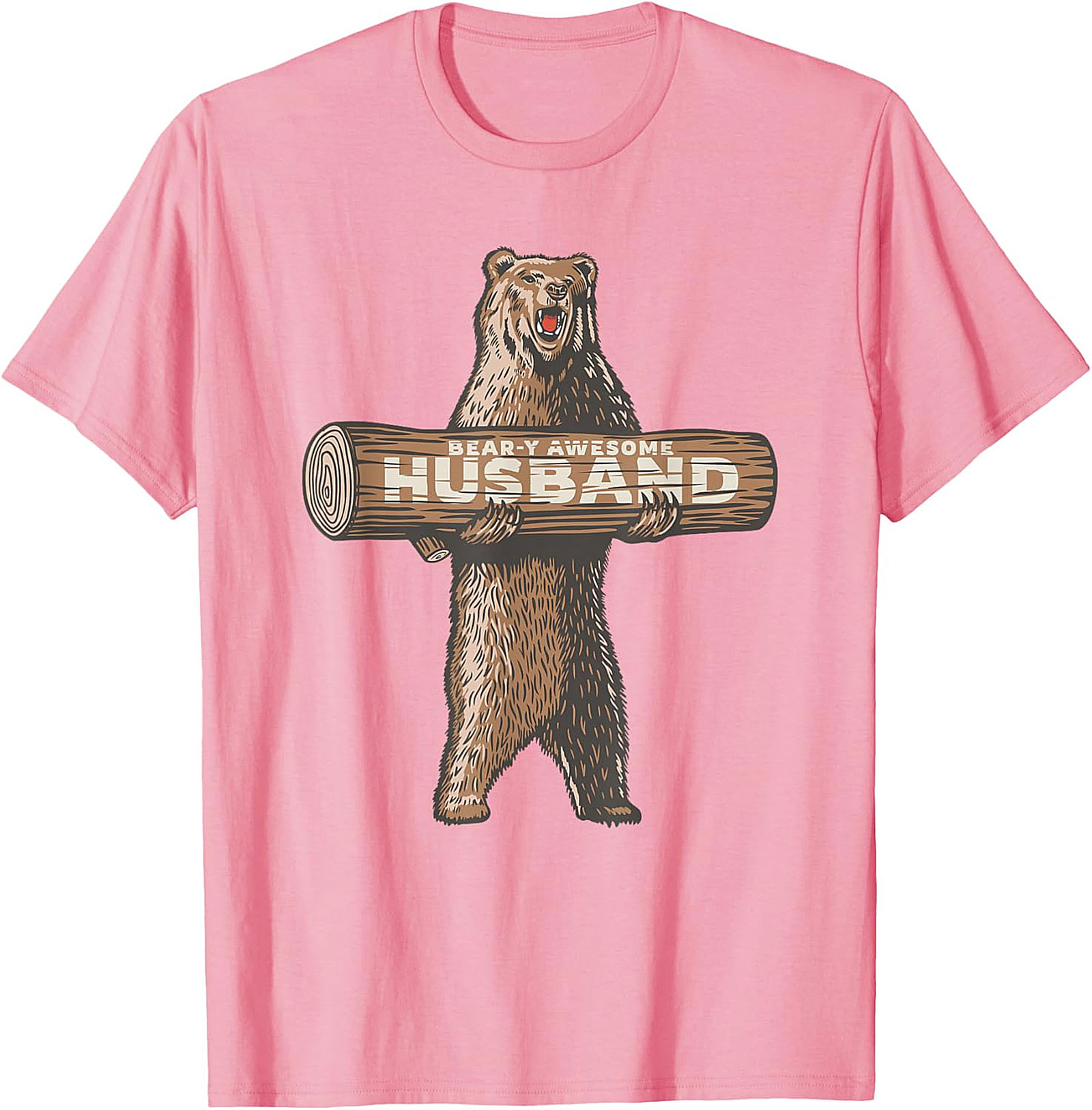 Bear-y Awesome Husband T-shirt | Funny Gift Graphic Tee