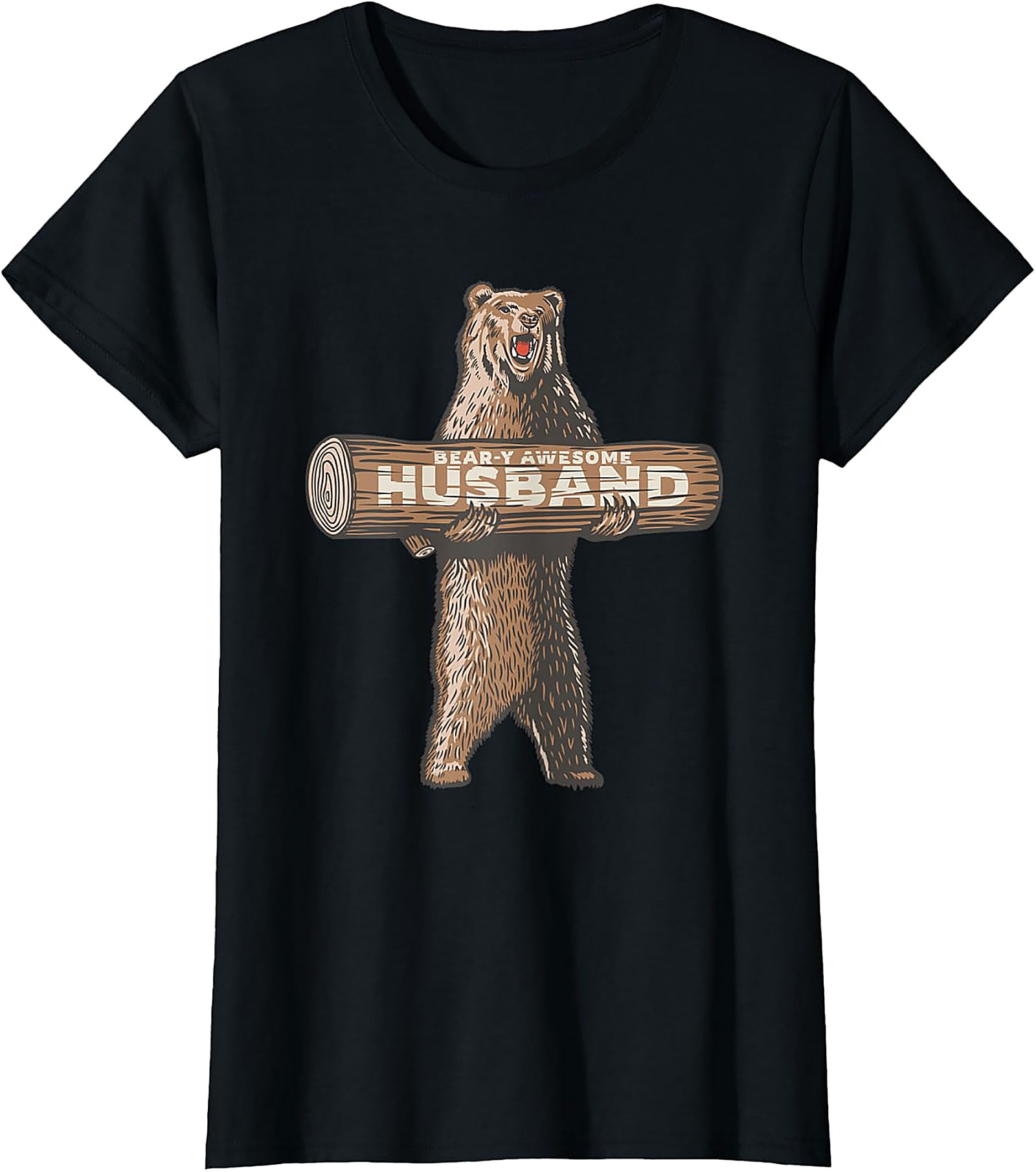 Bear-y Awesome Husband T-shirt | Funny Gift Graphic Tee