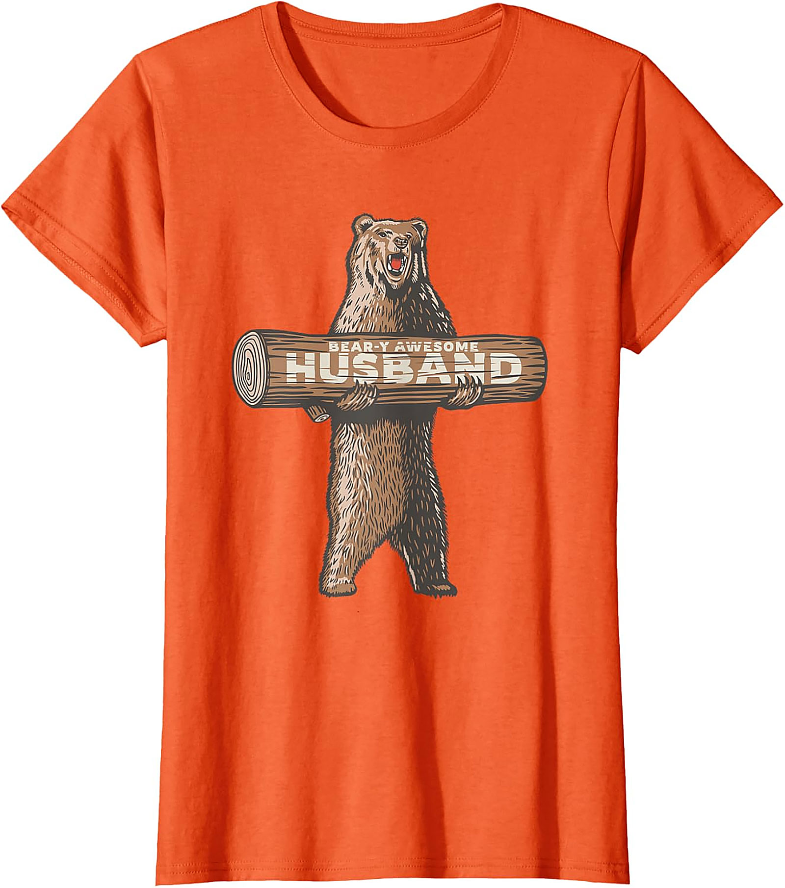Bear-y Awesome Husband T-shirt | Funny Gift Graphic Tee
