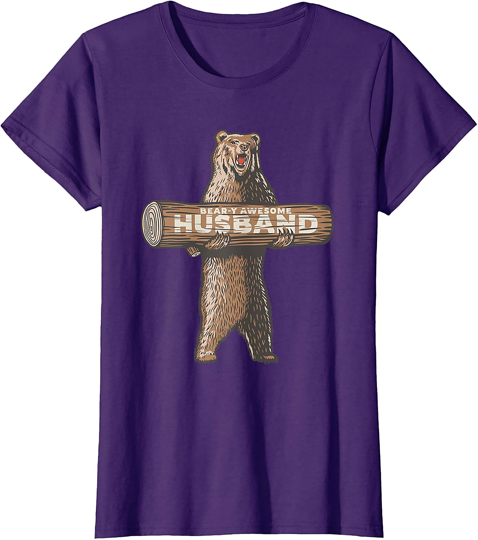 Bear-y Awesome Husband T-shirt | Funny Gift Graphic Tee