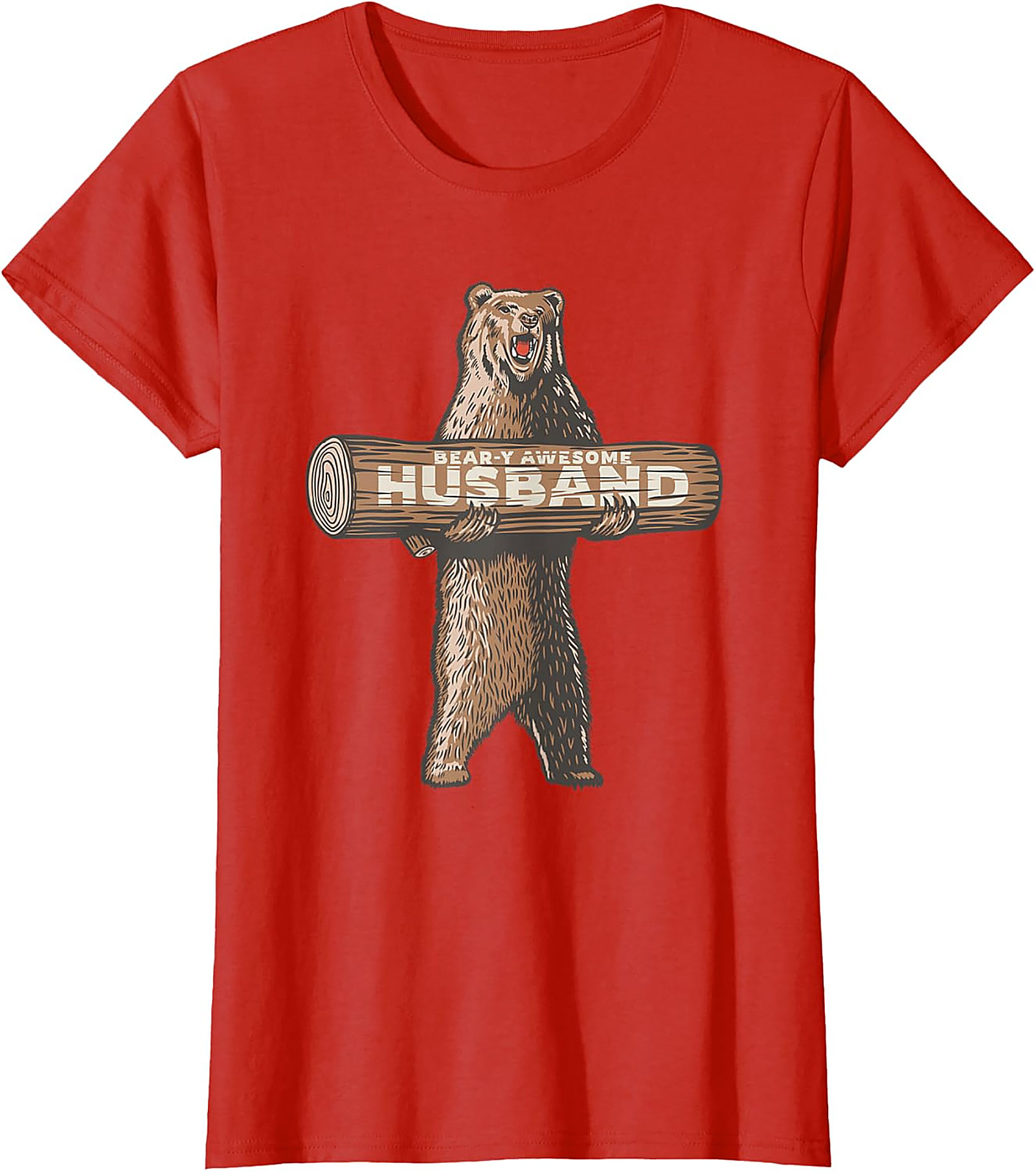 Bear-y Awesome Husband T-shirt | Funny Gift Graphic Tee