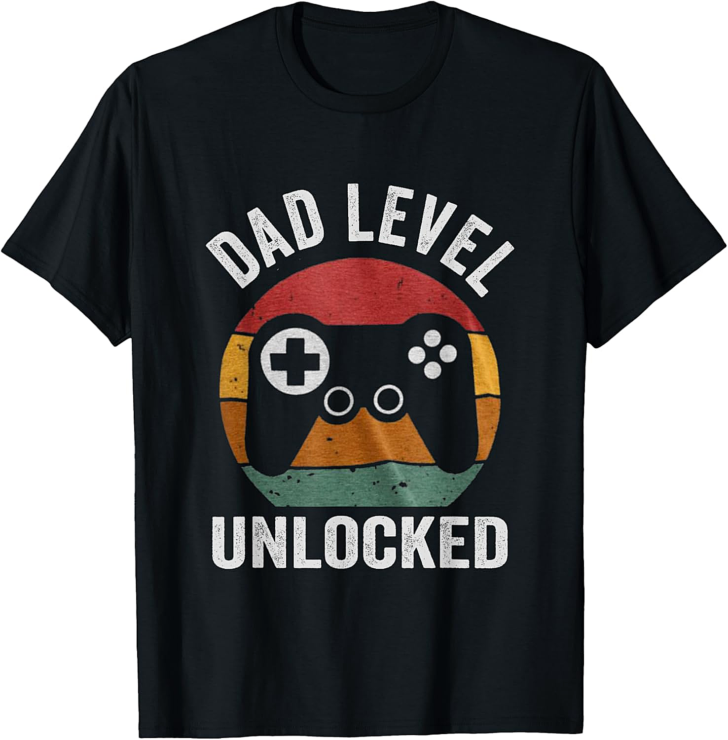 Dad Level Unlocked T-shirt Funny Gamer Gift for Dads