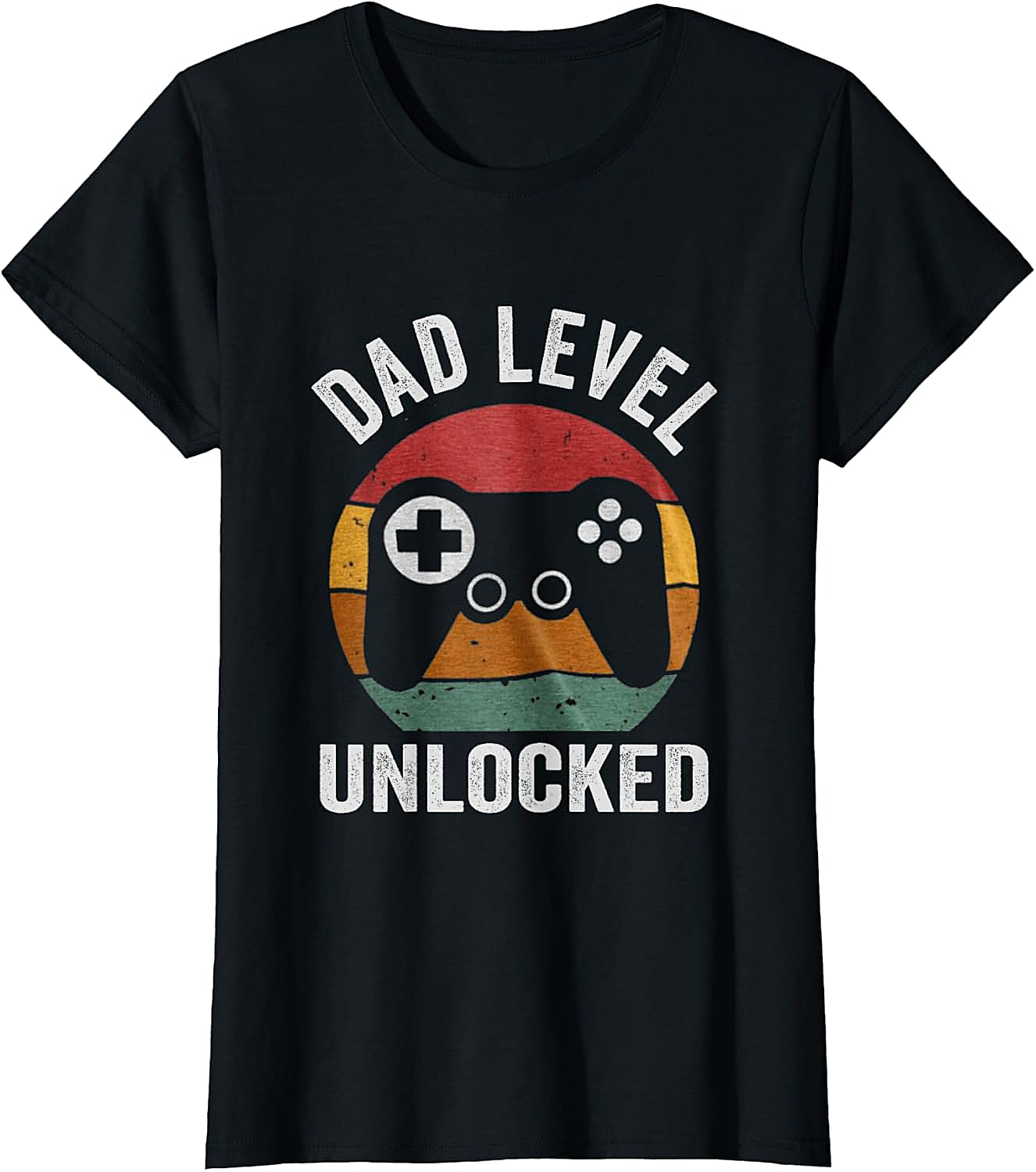 Dad Level Unlocked T-shirt Funny Gamer Gift for Dads
