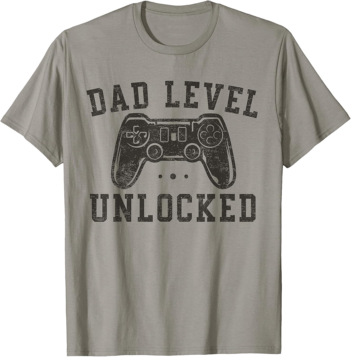 Dad Level Unlocked T-shirt Funny Gamer Dad Gift Tee