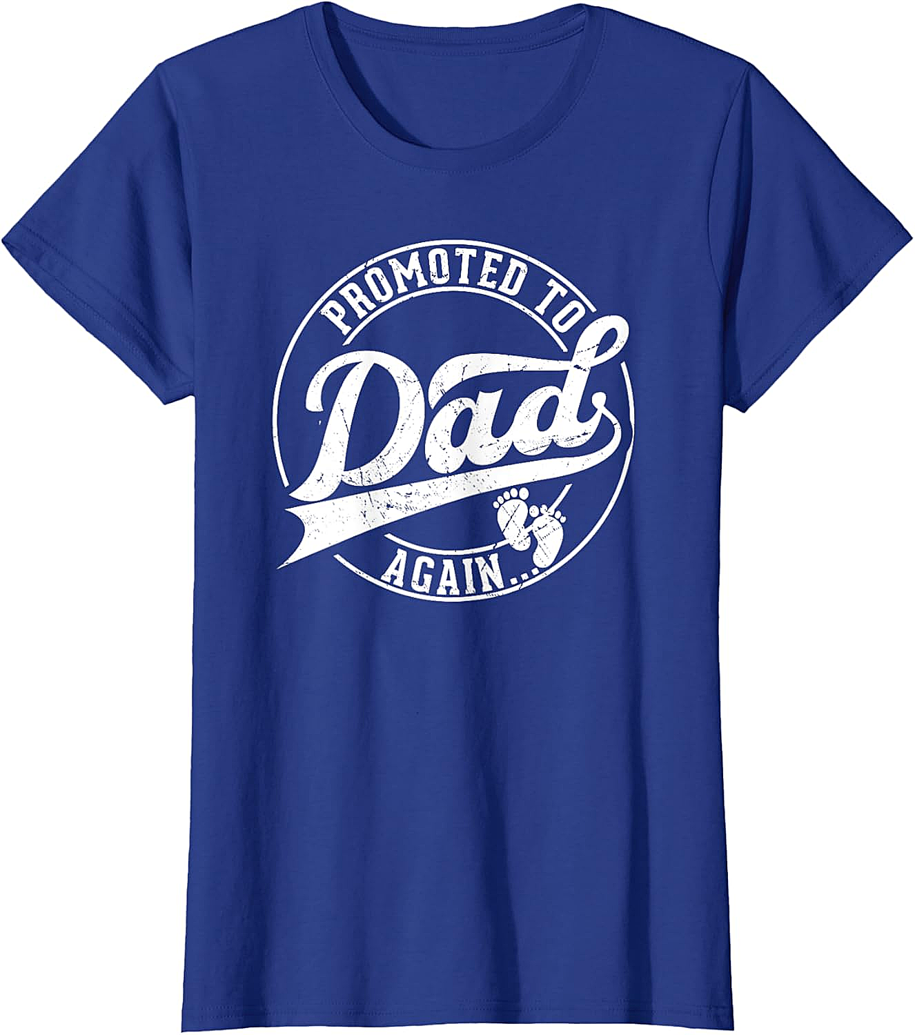 Promoted to Dad Again T-Shirt Funny Pregnancy Reveal Tee