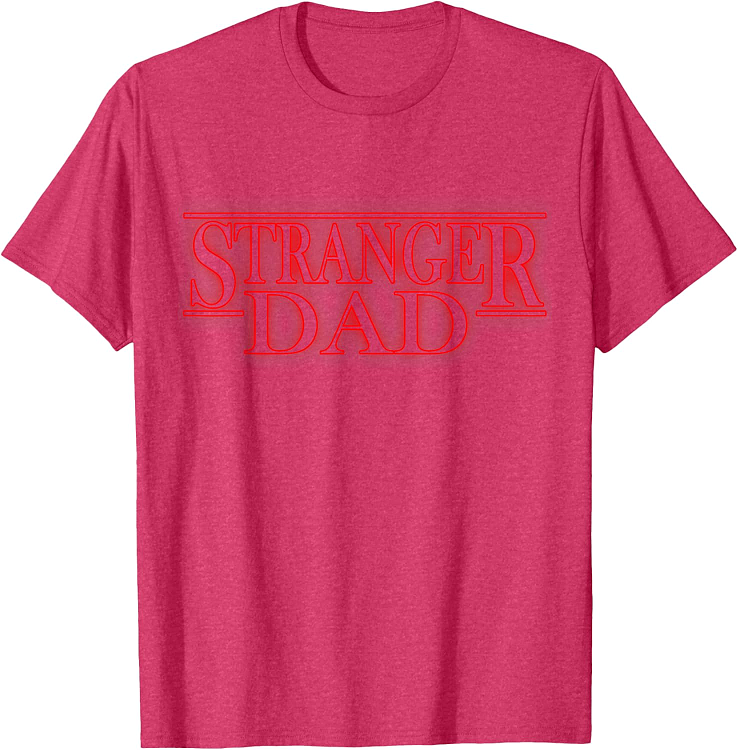 Stranger Dad T-shirt Funny Retro Graphic Tee for Dads