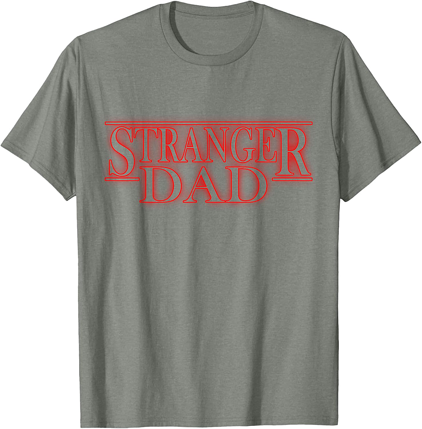 Stranger Dad T-shirt Funny Retro Graphic Tee for Dads