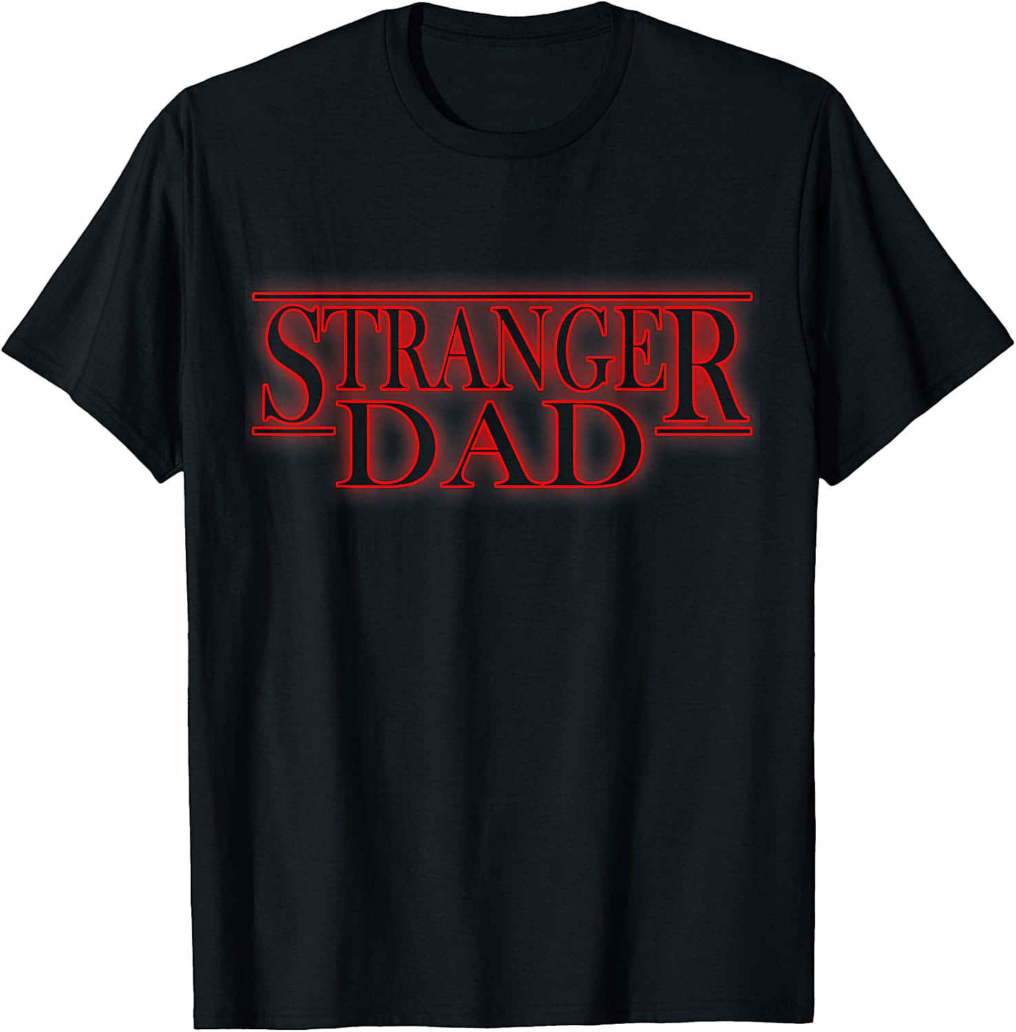 Stranger Dad T-shirt Funny Retro Graphic Tee for Dads