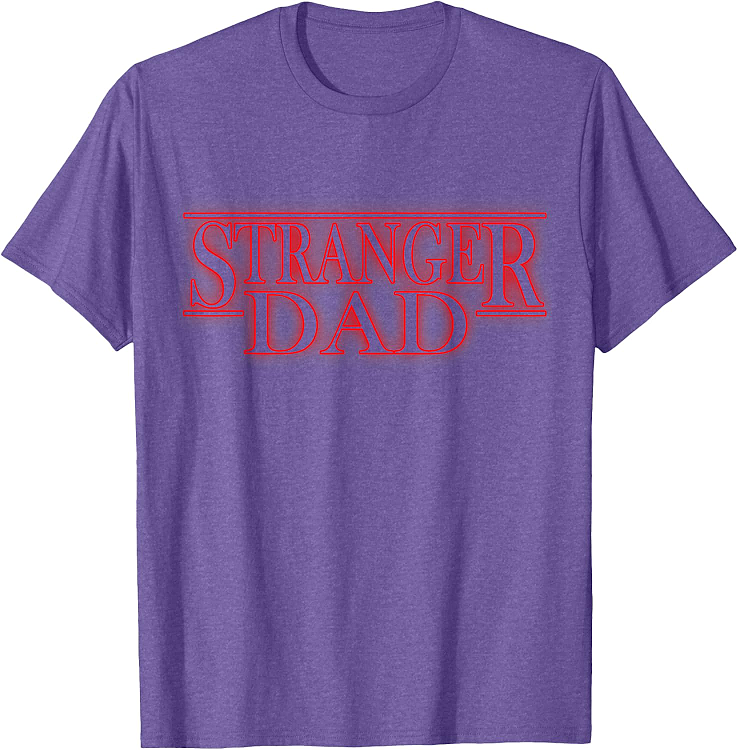 Stranger Dad T-shirt Funny Retro Graphic Tee for Dads
