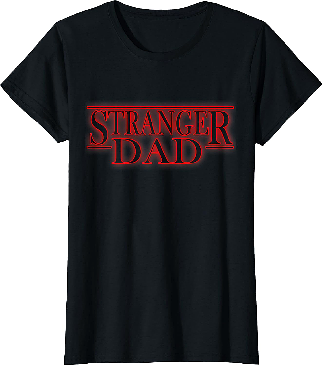 Stranger Dad T-shirt Funny Retro Graphic Tee for Dads