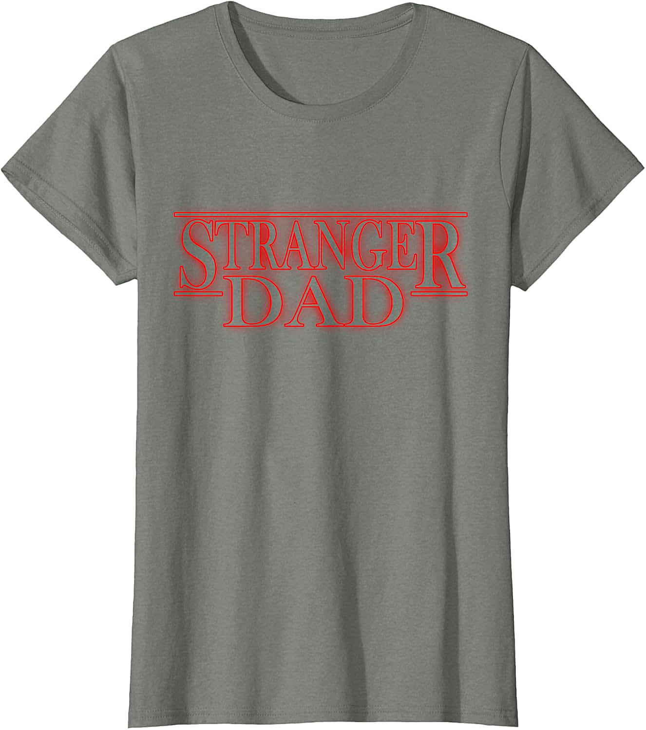 Stranger Dad T-shirt Funny Retro Graphic Tee for Dads
