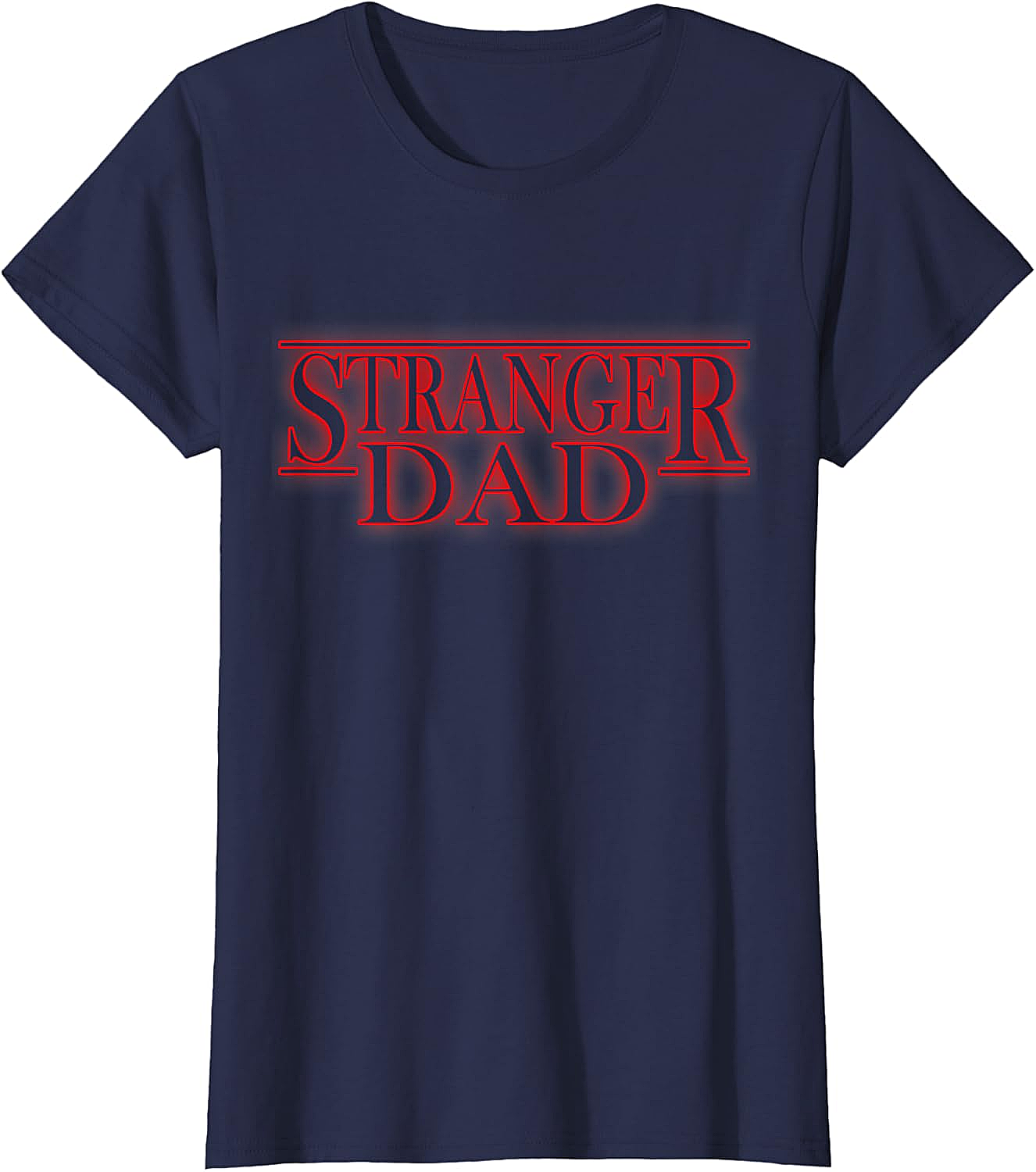 Stranger Dad T-shirt Funny Retro Graphic Tee for Dads