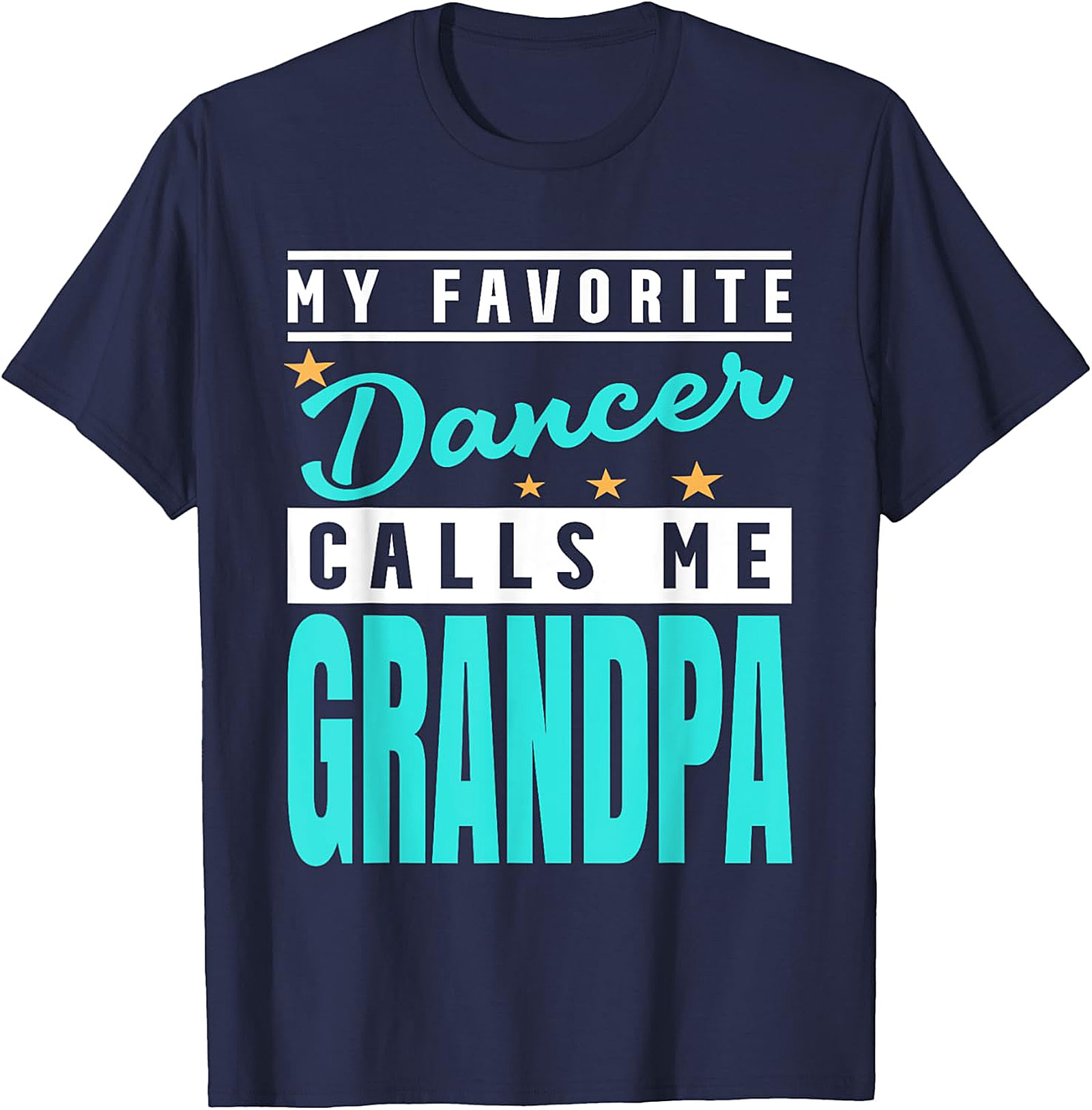 Dancer Grandpa T-Shirt | Funny Dance Grandpa Graphic Tee