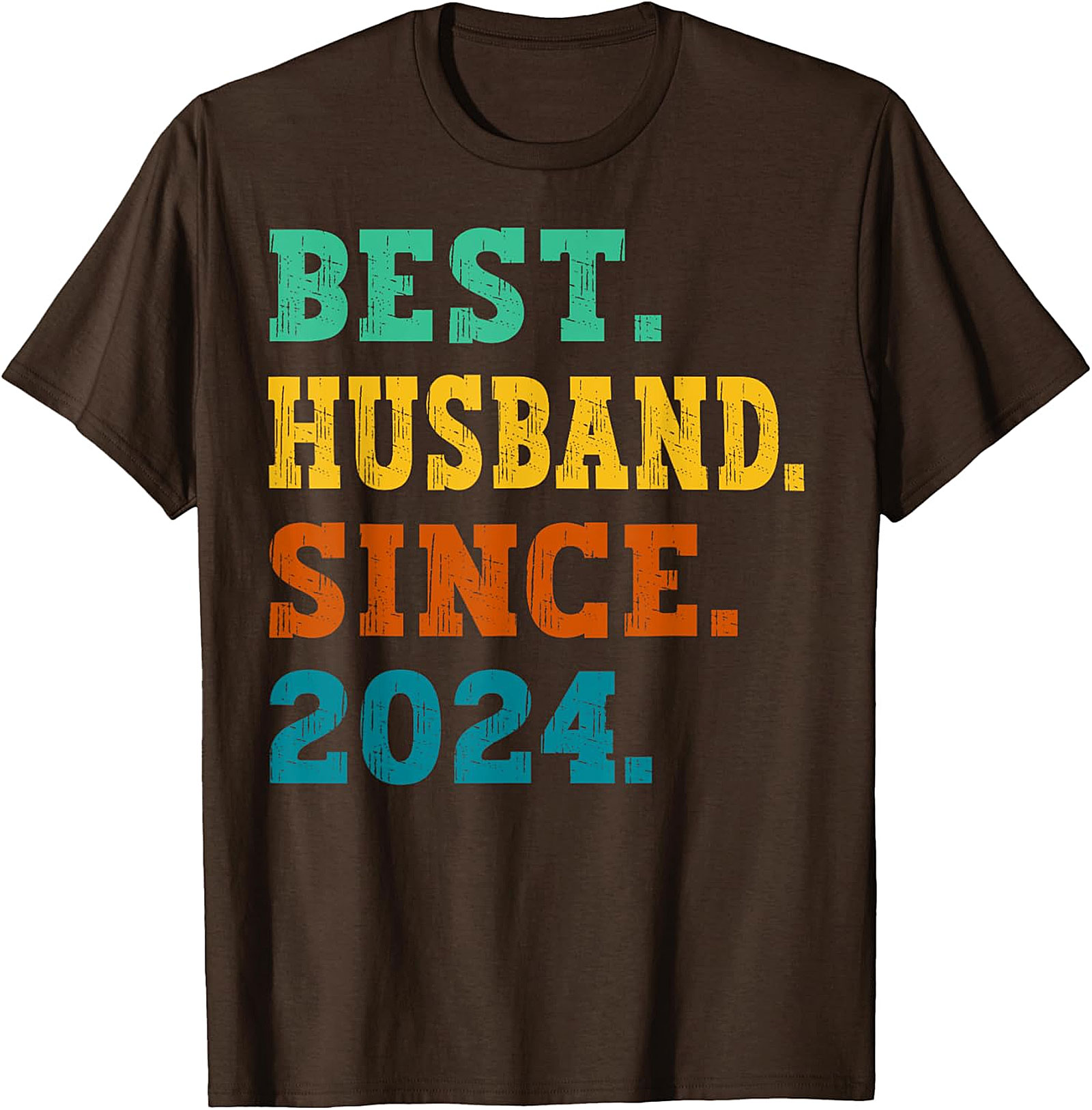 Best Husband Since 2024 T-shirt | Retro Anniversary Gift