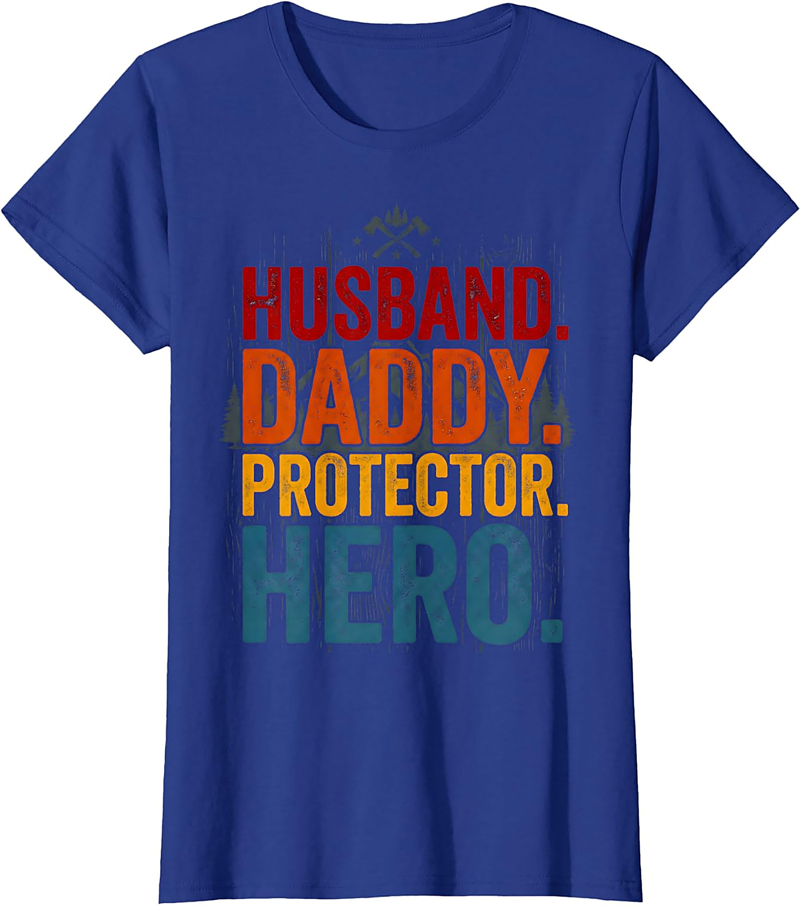 Husband Daddy Protector Hero T-Shirt | Vintage Dad Gift Tee