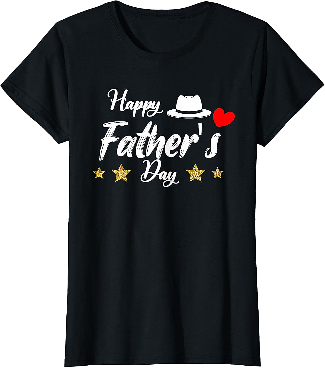 Happy Father's Day Graphic Tee - Classic Fedora Gift Shirt
