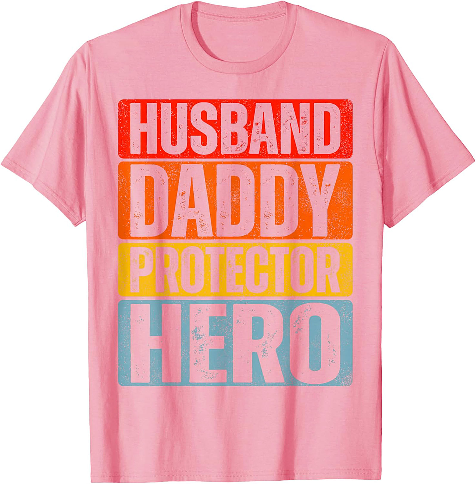 Husband Daddy Protector Hero T-Shirt - Retro Dad Tee