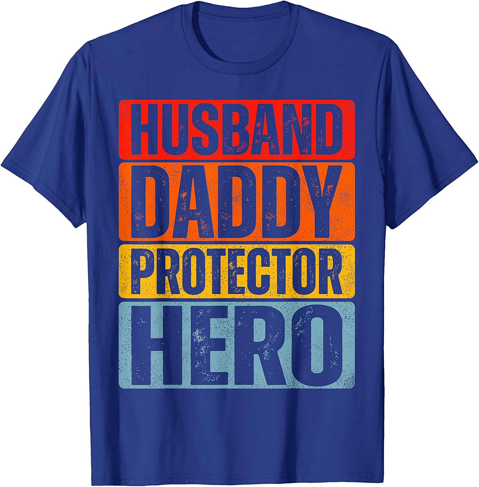 Husband Daddy Protector Hero T-Shirt - Retro Dad Tee