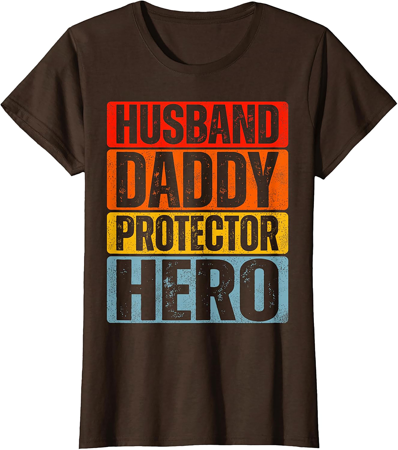 Husband Daddy Protector Hero T-Shirt - Retro Dad Tee