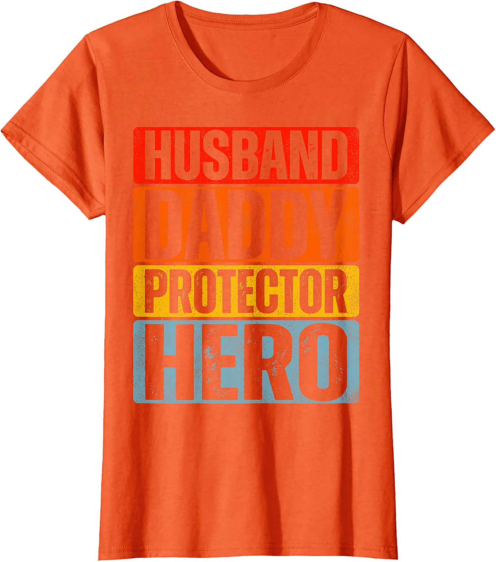 Husband Daddy Protector Hero T-Shirt - Retro Dad Tee