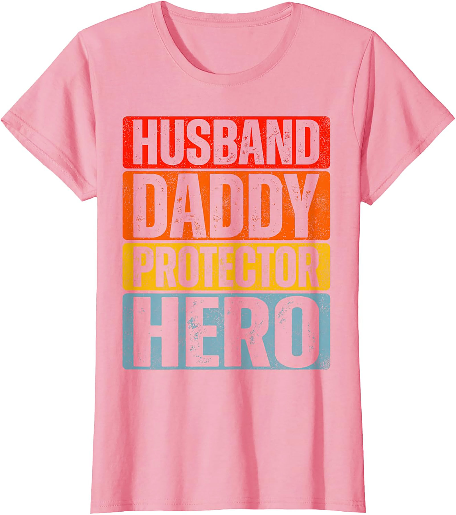 Husband Daddy Protector Hero T-Shirt - Retro Dad Tee
